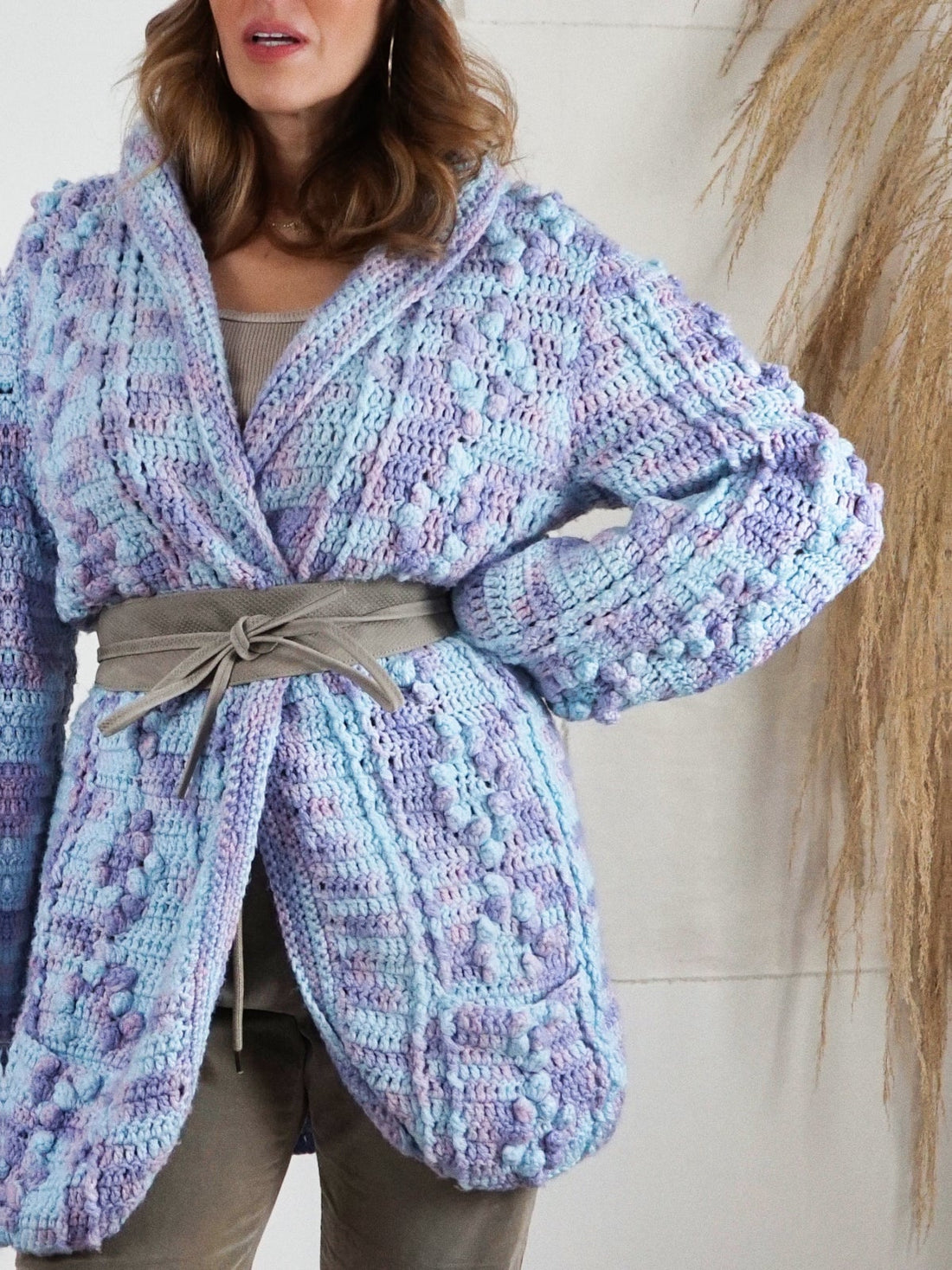 Vintage Crochet Space Dye Skyline Sweater-closiTherapi | vinTage