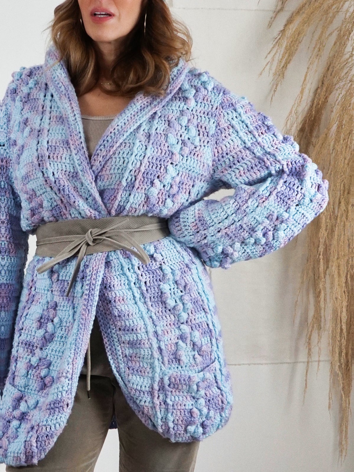 Vintage Crochet Space Dye Skyline Sweater-closiTherapi | vinTage