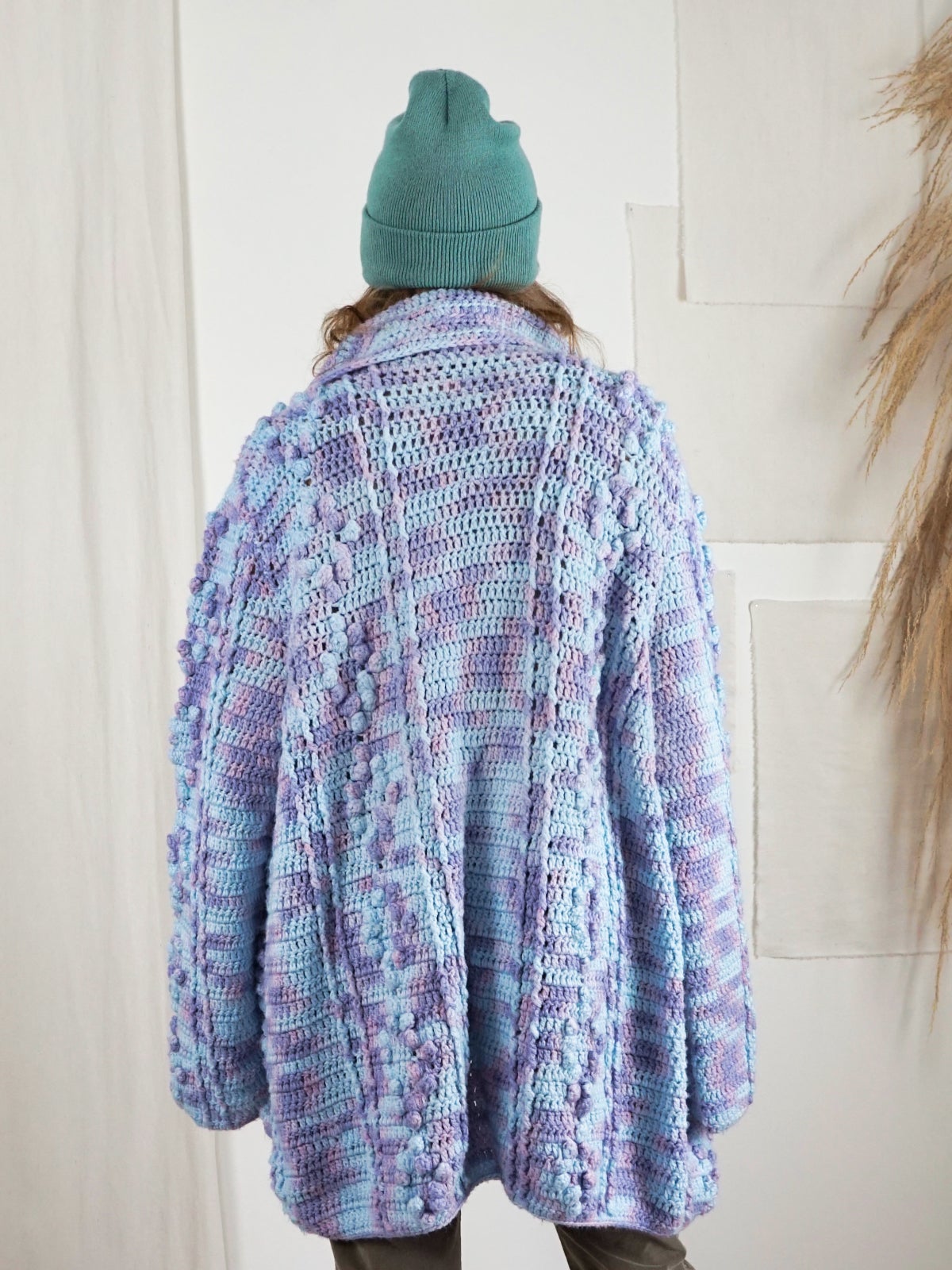 Vintage Crochet Space Dye Skyline Sweater-closiTherapi | vinTage