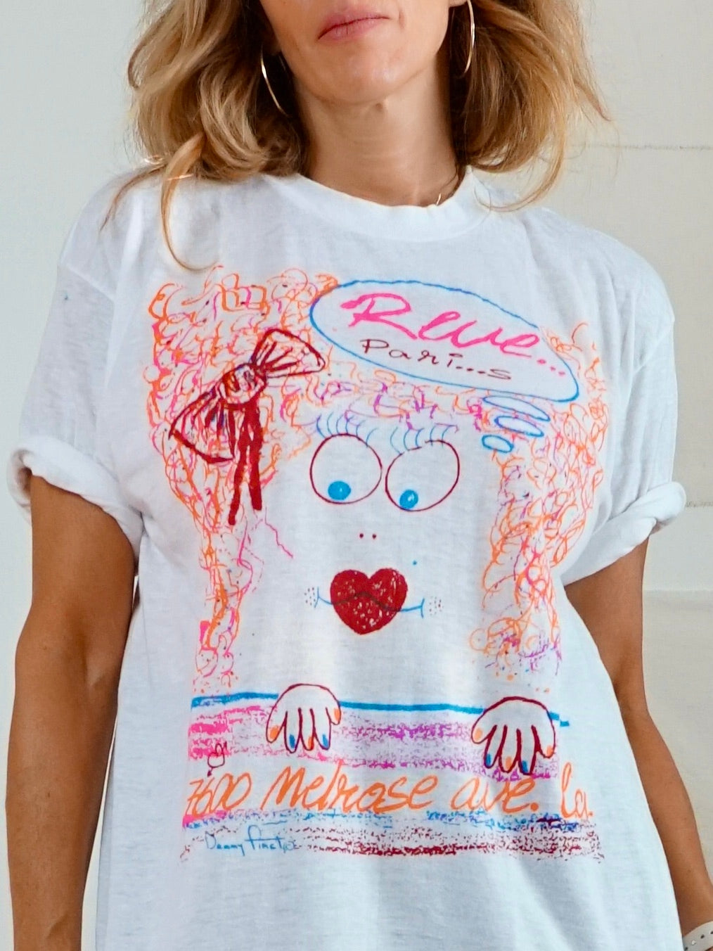 Vintage Danny First Melrose Sketch Tee-closiTherapi | vinTage