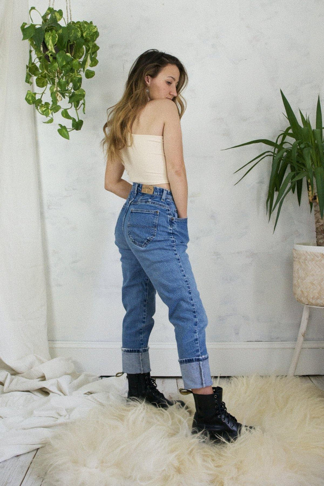 Vintage Denim Riders Distressed Jeans - 28" Waist-closiTherapi | vinTage