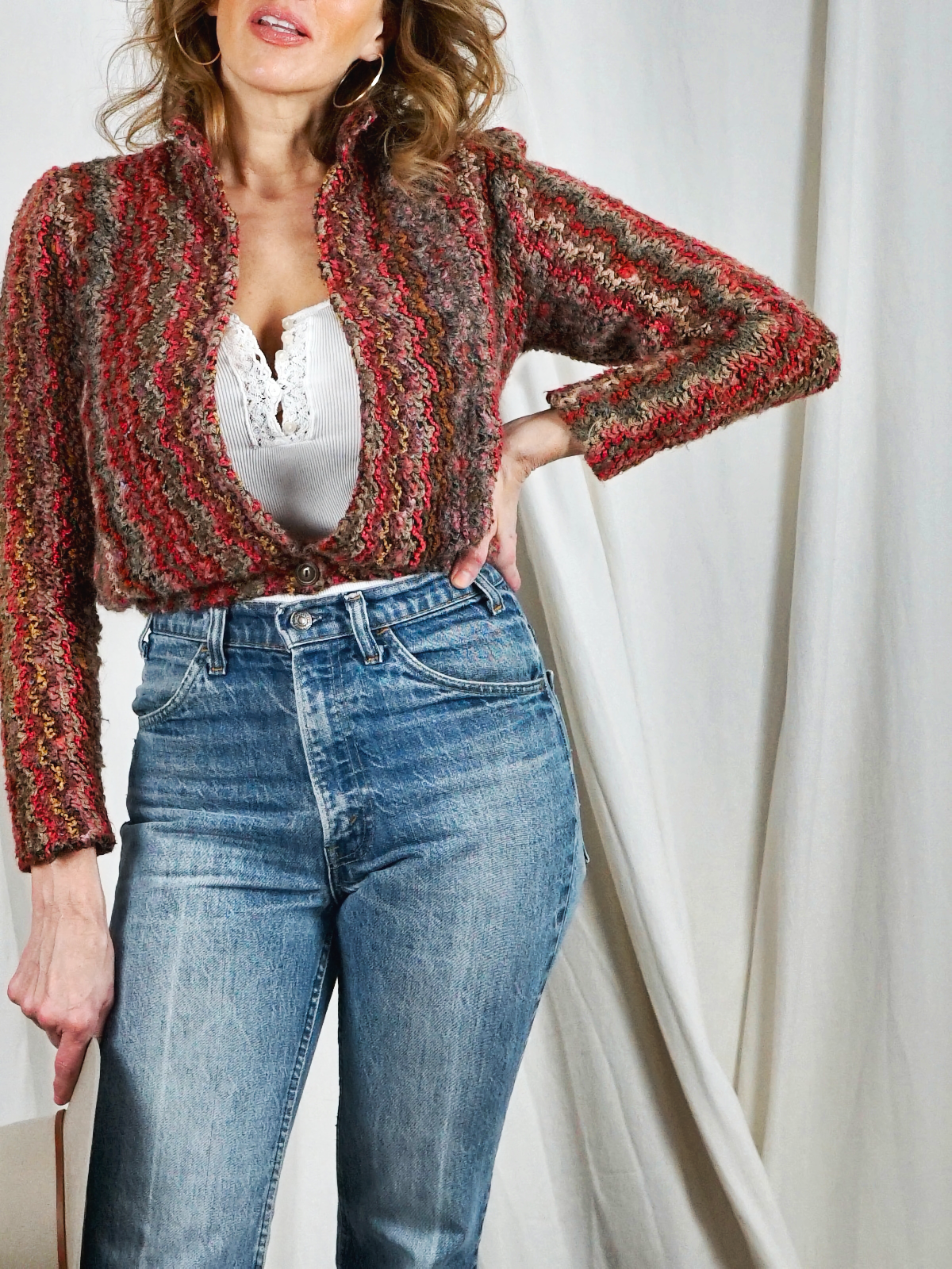 Vintage Desert Crop Sweater-closiTherapi | vinTage