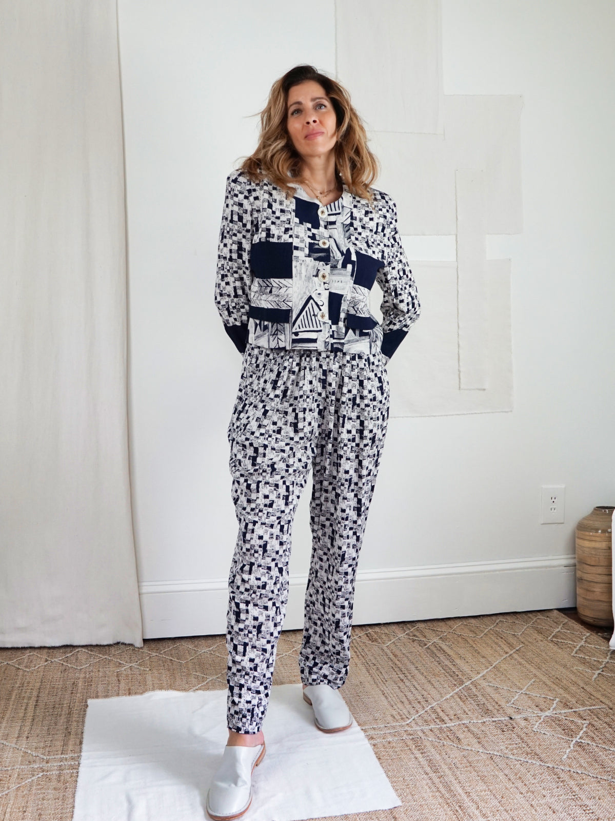 Vintage Digital Print Pant Set-closiTherapi | vinTage