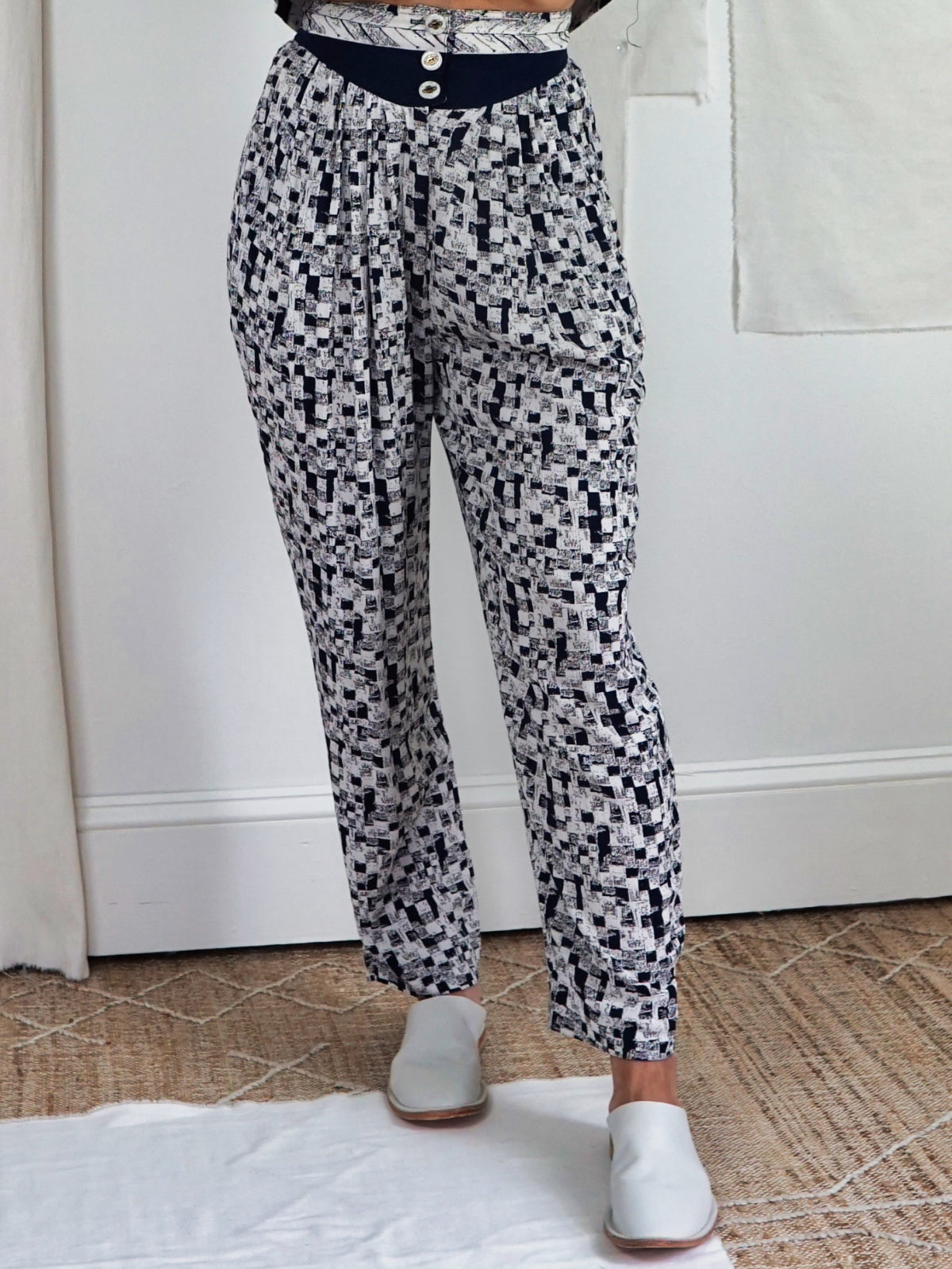 Vintage Digital Print Pant Set-closiTherapi | vinTage