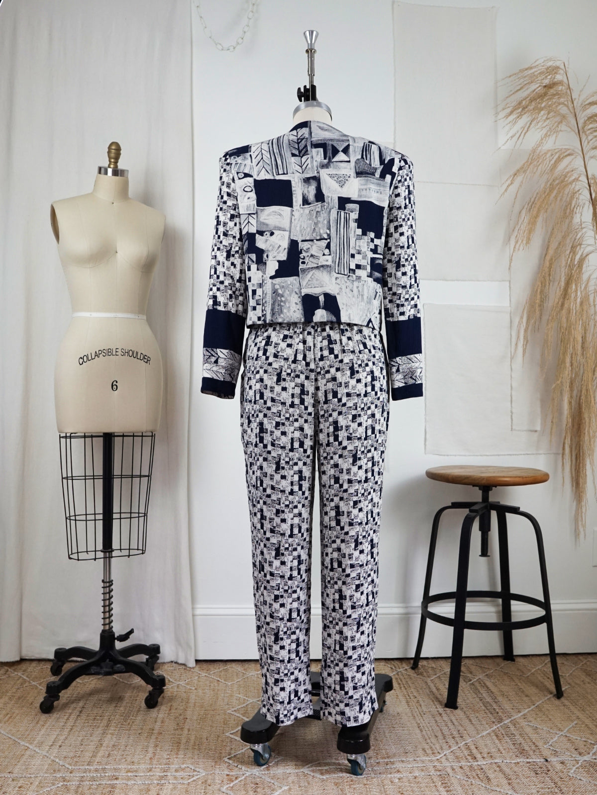 Vintage Digital Print Pant Set-closiTherapi | vinTage