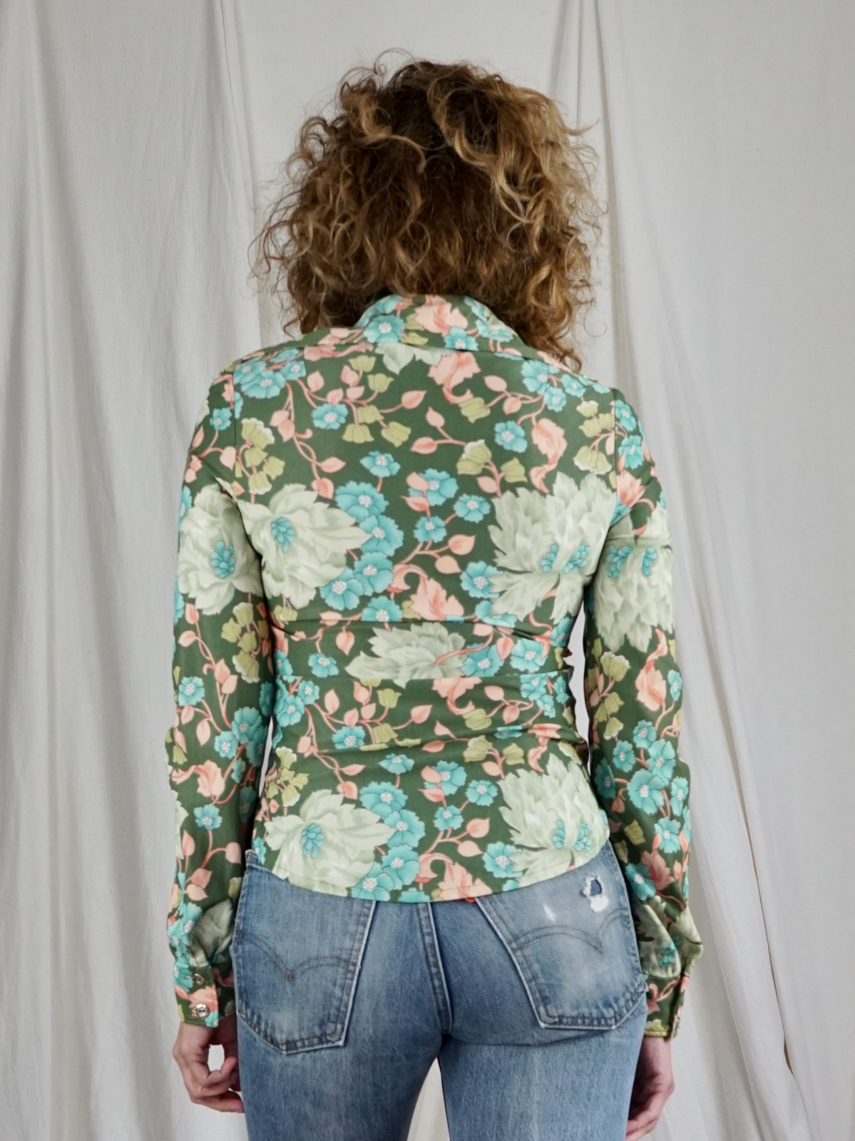 Vintage Dreamy Floral Shirt-closiTherapi | vinTage