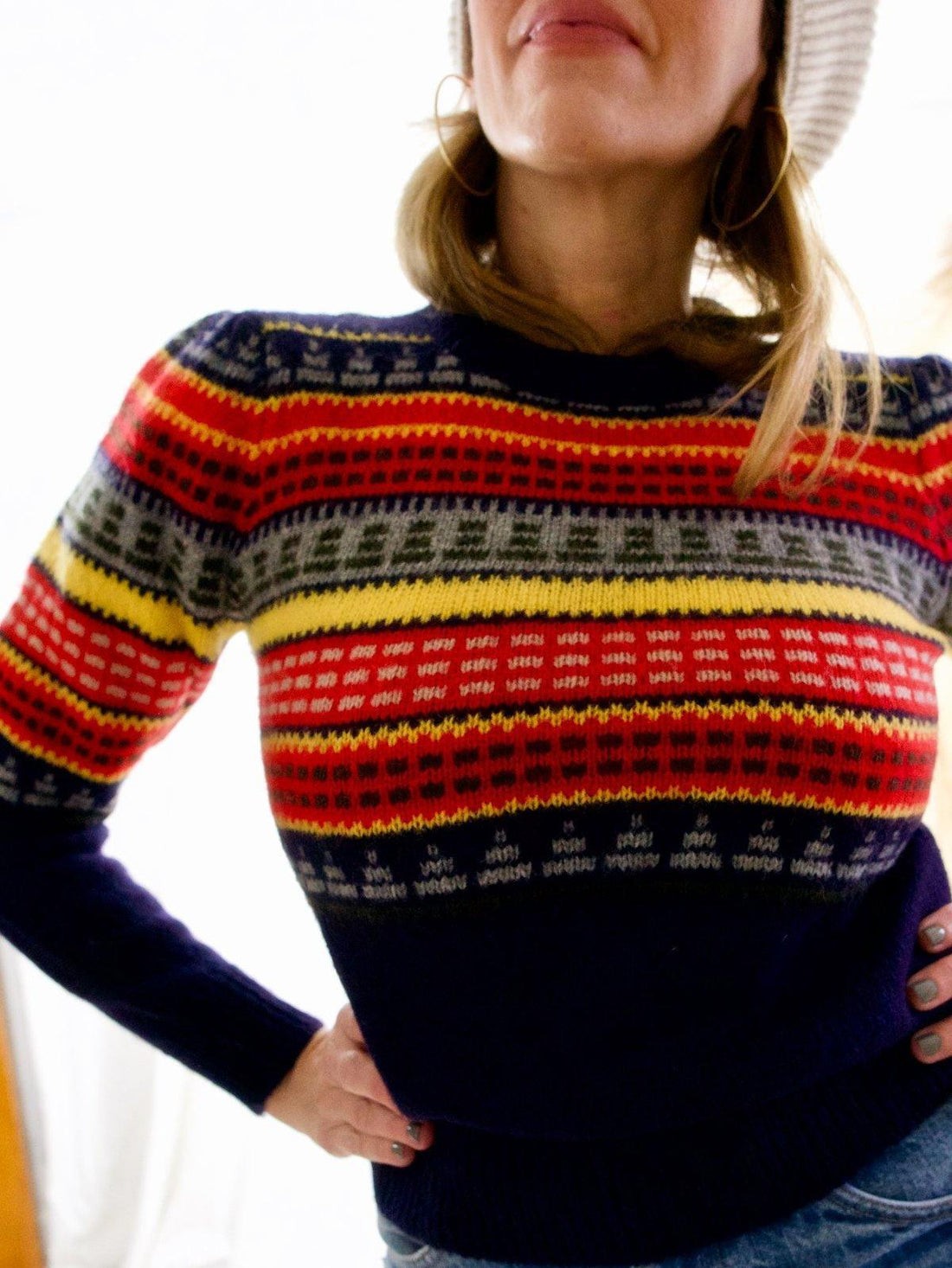 Vintage Fair Isle Wool Sweater-closiTherapi | vinTage