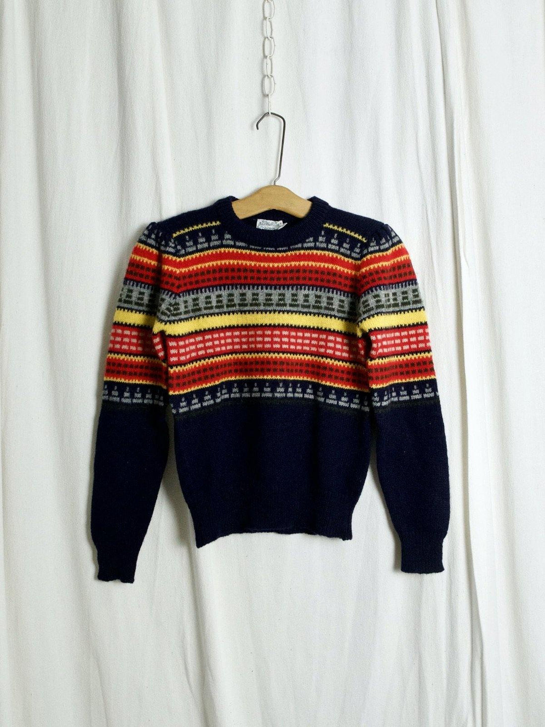 Vintage Fair Isle Wool Sweater-closiTherapi | vinTage