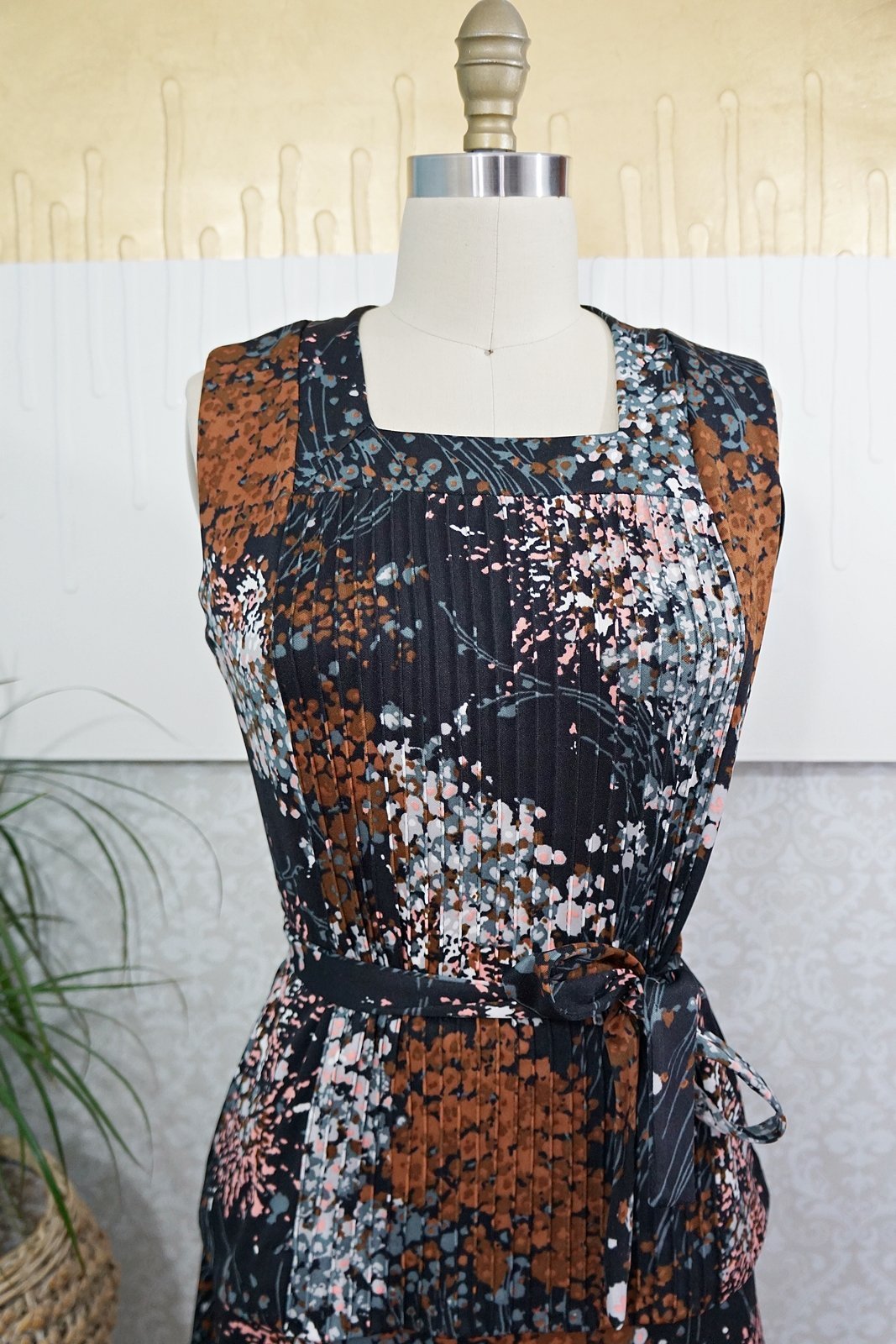 Vintage Floral Spray Top Skirt Set-closiTherapi | vinTage