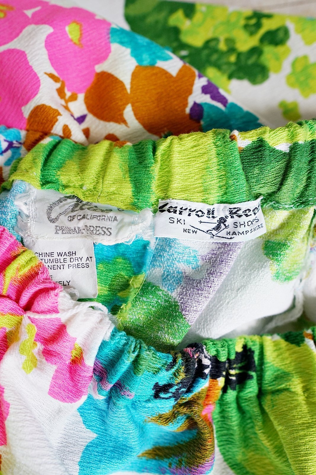 Vintage Floral Vibrant Maxi Skirt-closiTherapi | vinTage