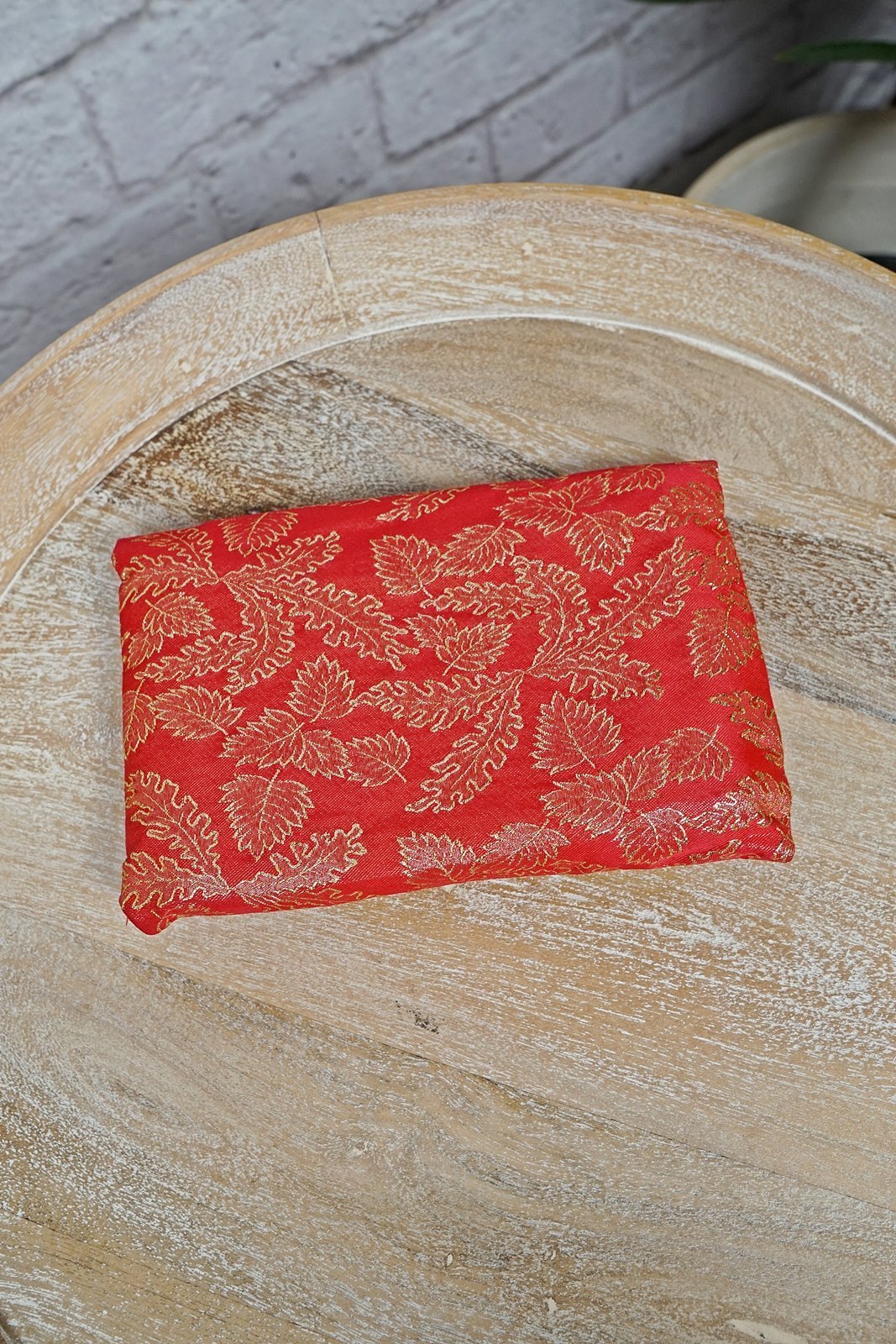Vintage Golden Metallic Leaf Clutch Bag-closiTherapi | vinTage