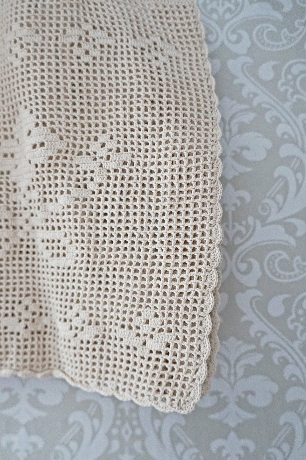 Vintage Hand Crochet Tote Bag-closiTherapi | vinTage