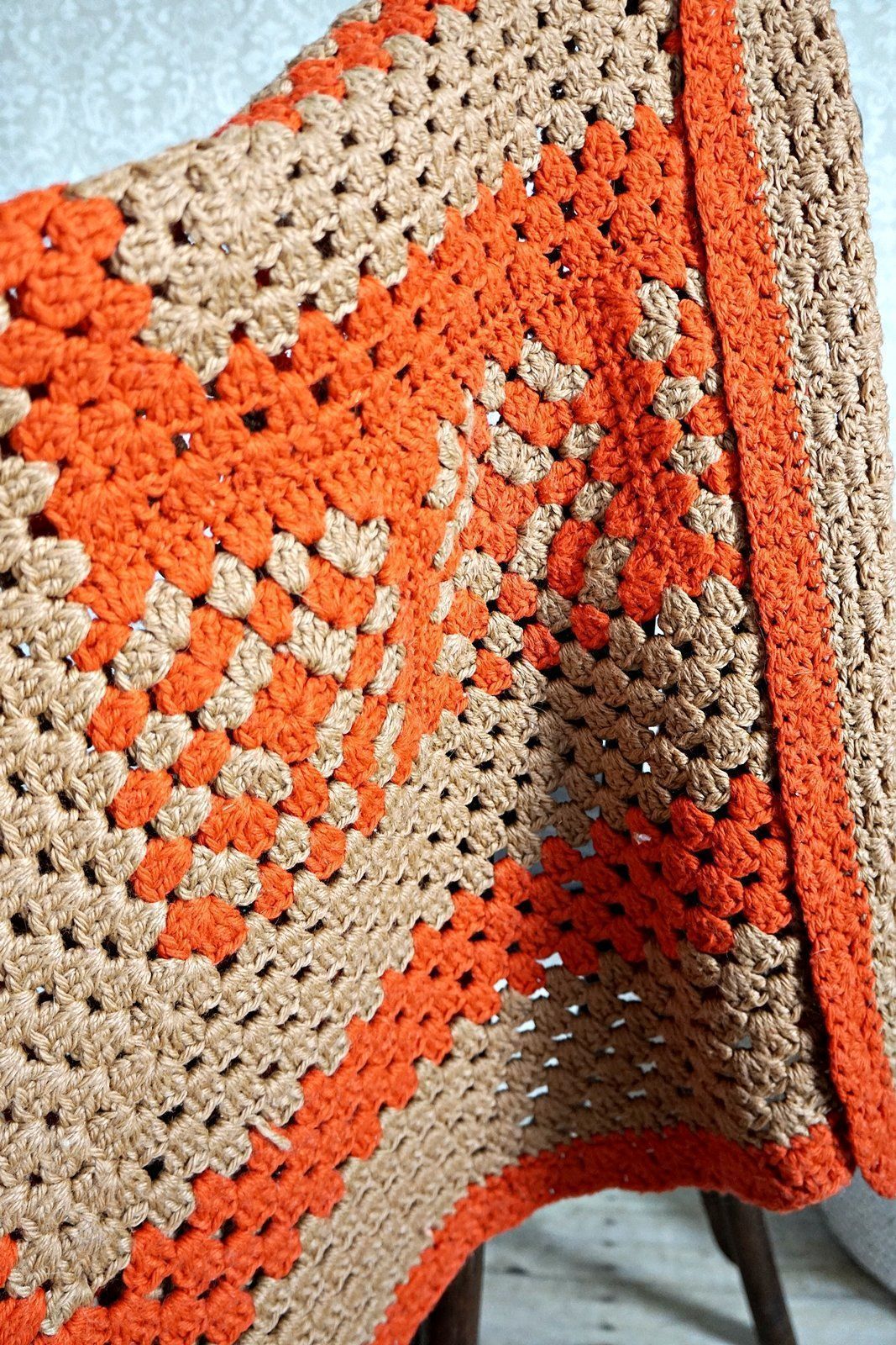 Vintage Hand Crocheted Lap Blanket-closiTherapi | vinTage