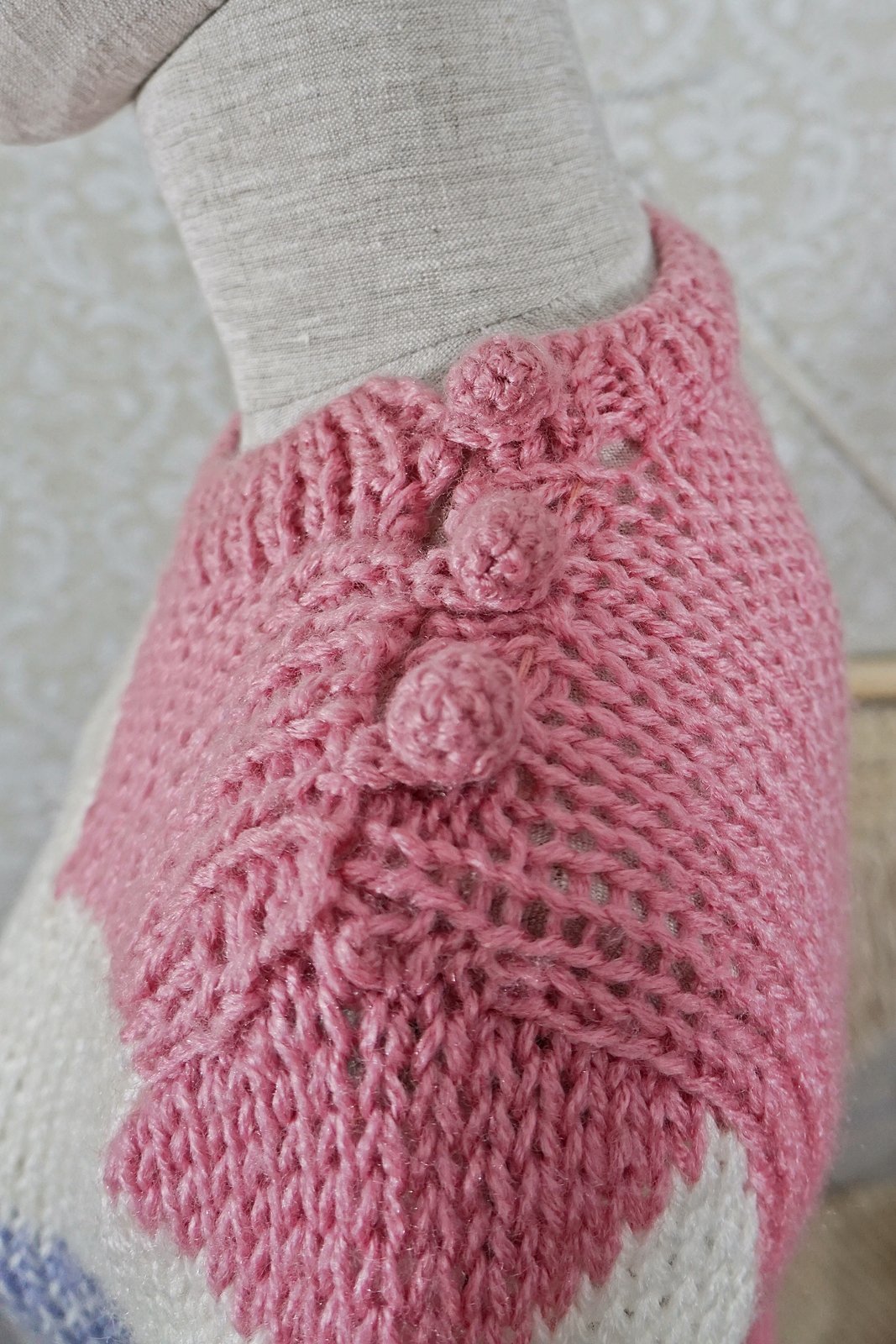 Vintage Handknit Chevron Sweater – therapi
