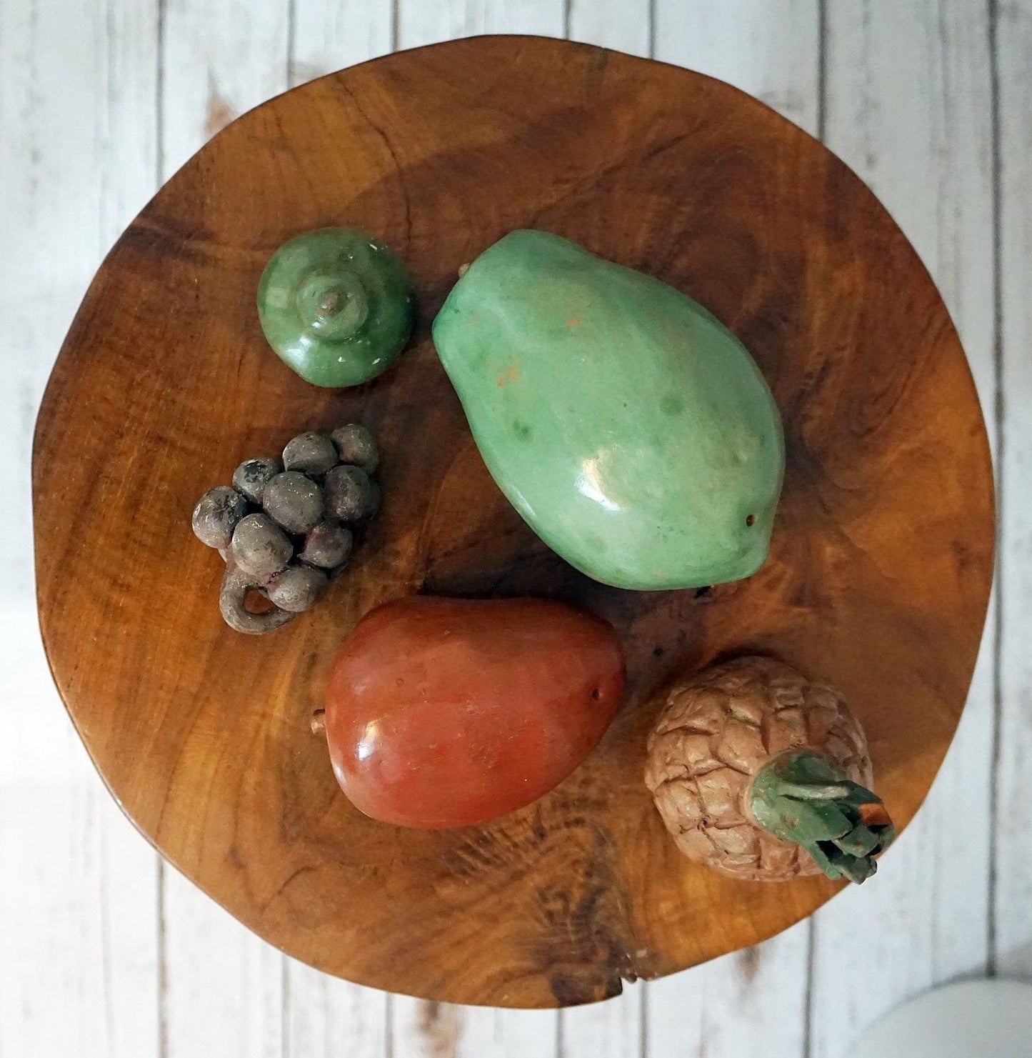 Vintage Handmade Earthy Ceramic Fruit Set-closiTherapi | vinTage