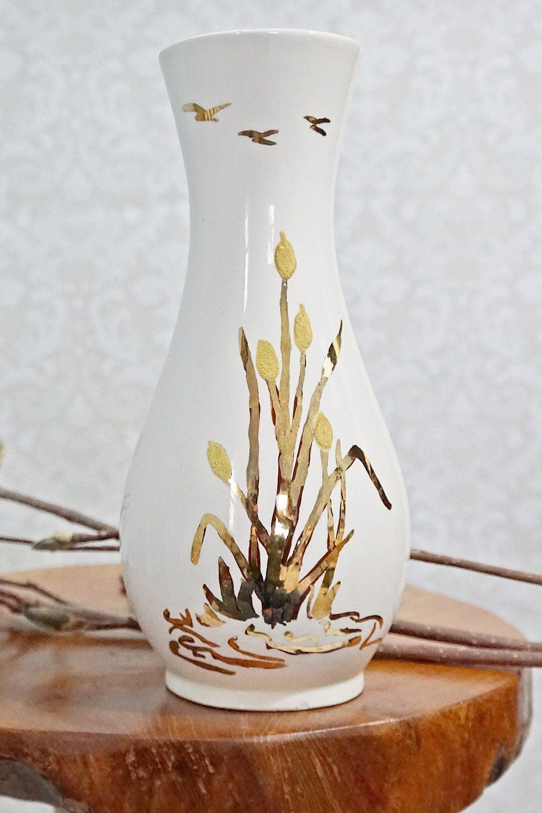 Vintage Handmade Painted Ceramic Vase-closiTherapi | vinTage
