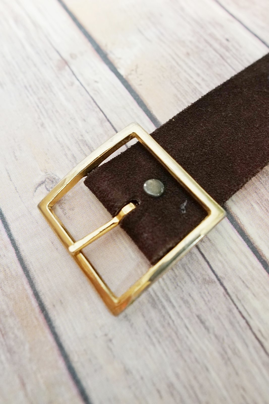 Vintage Handmade Suede Leather Belt-closiTherapi | vinTage