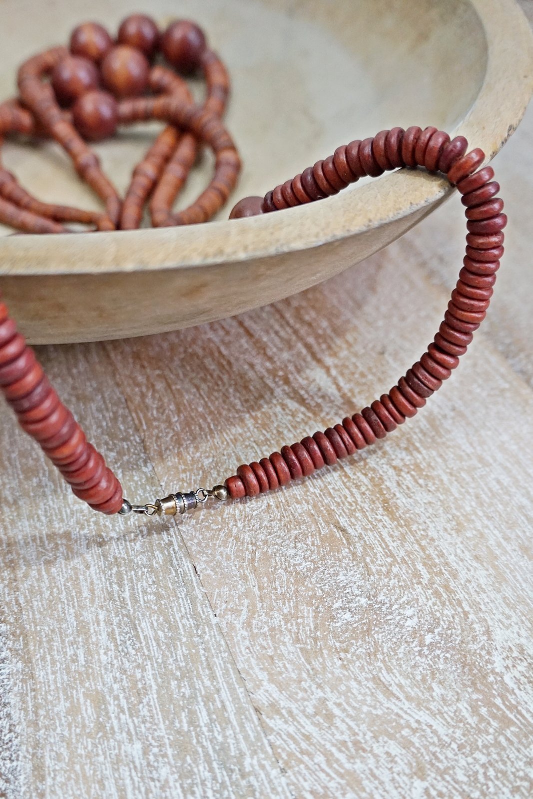 Vintage Handmade Wooden Layer Necklace-closiTherapi | vinTage