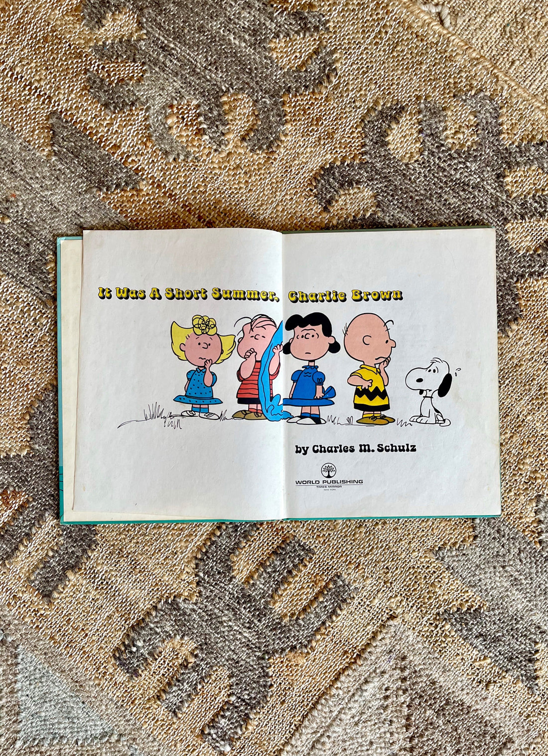 Vintage It Was a Short Summer Charlie Brown Book-closiTherapi | vinTage