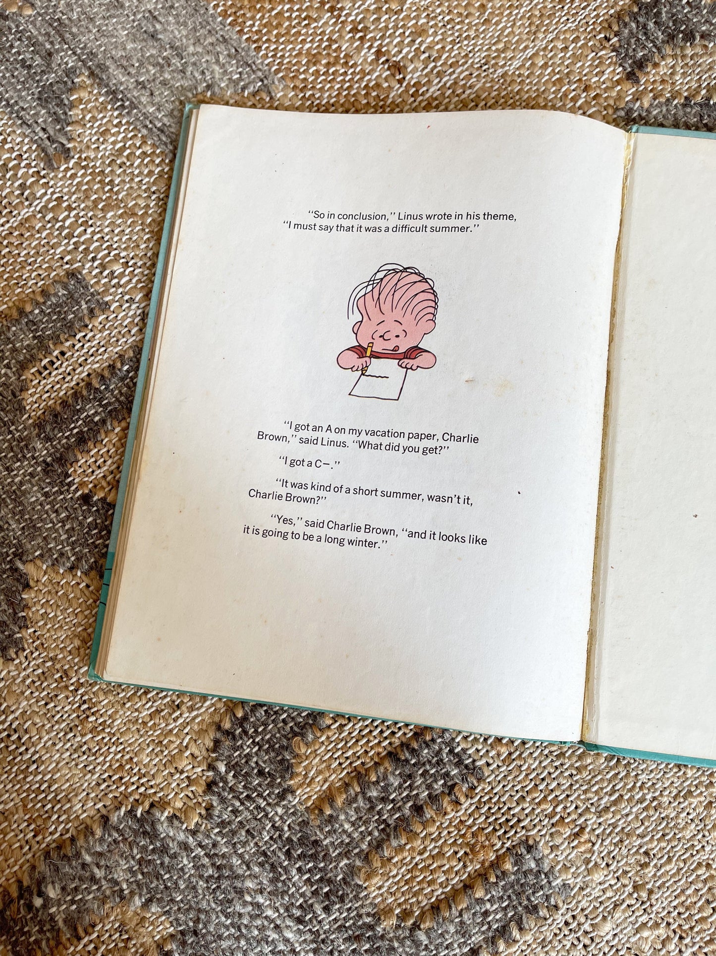 Vintage It Was a Short Summer Charlie Brown Book-closiTherapi | vinTage