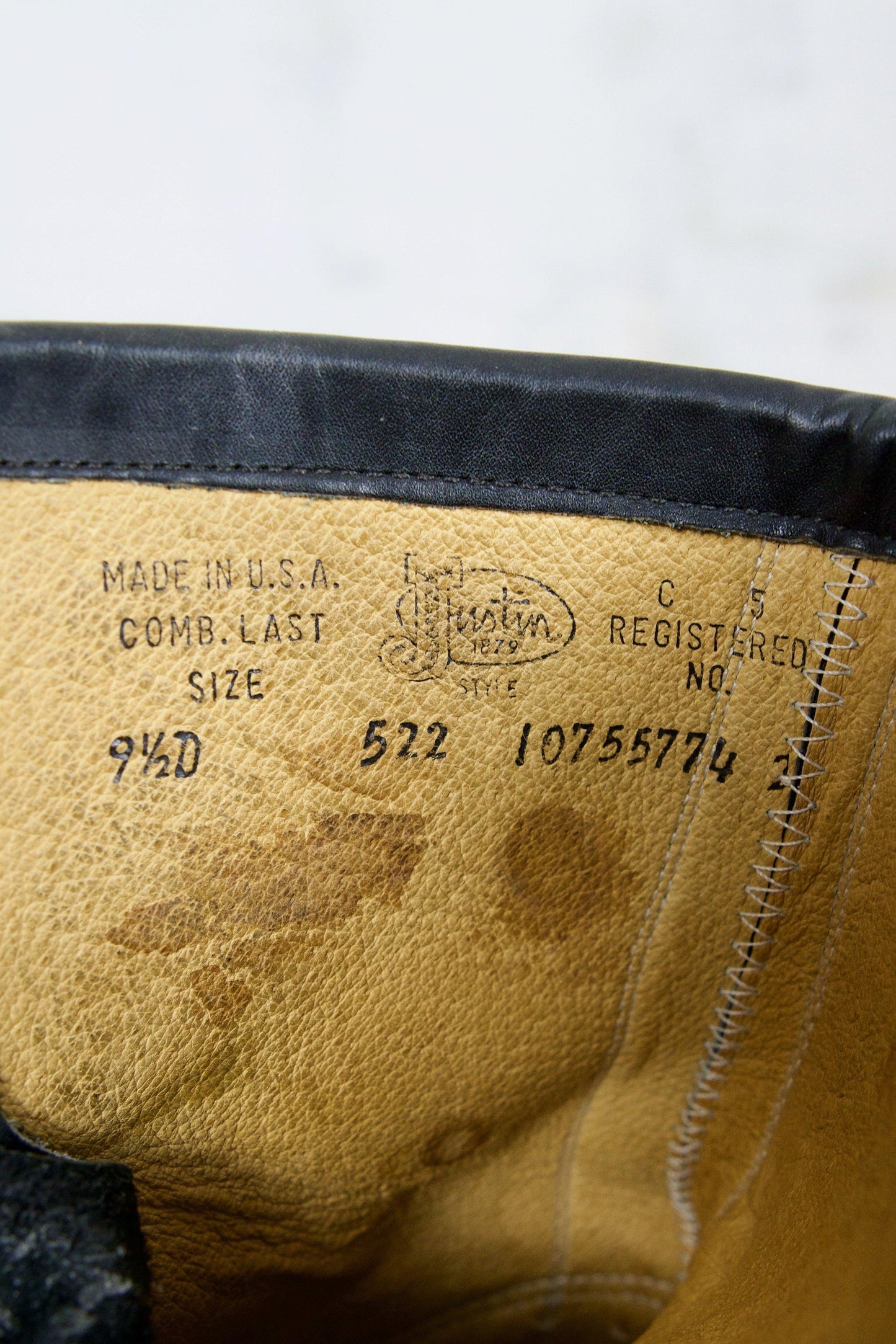 Vintage Justin Bullhide Lace-Up Kiltie Roper Painted Men's Boots | 9.5 D-closiTherapi | vinTage