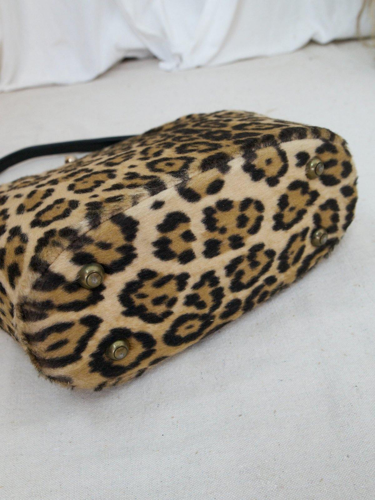Vintage Leopard Fur Kisslock Bag-closiTherapi | vinTage