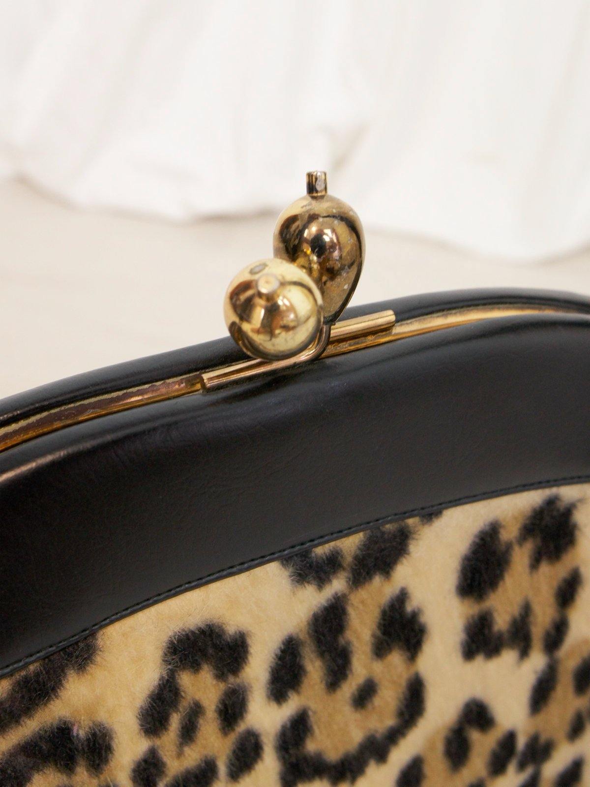 Vintage Leopard Fur Kisslock Bag-closiTherapi | vinTage