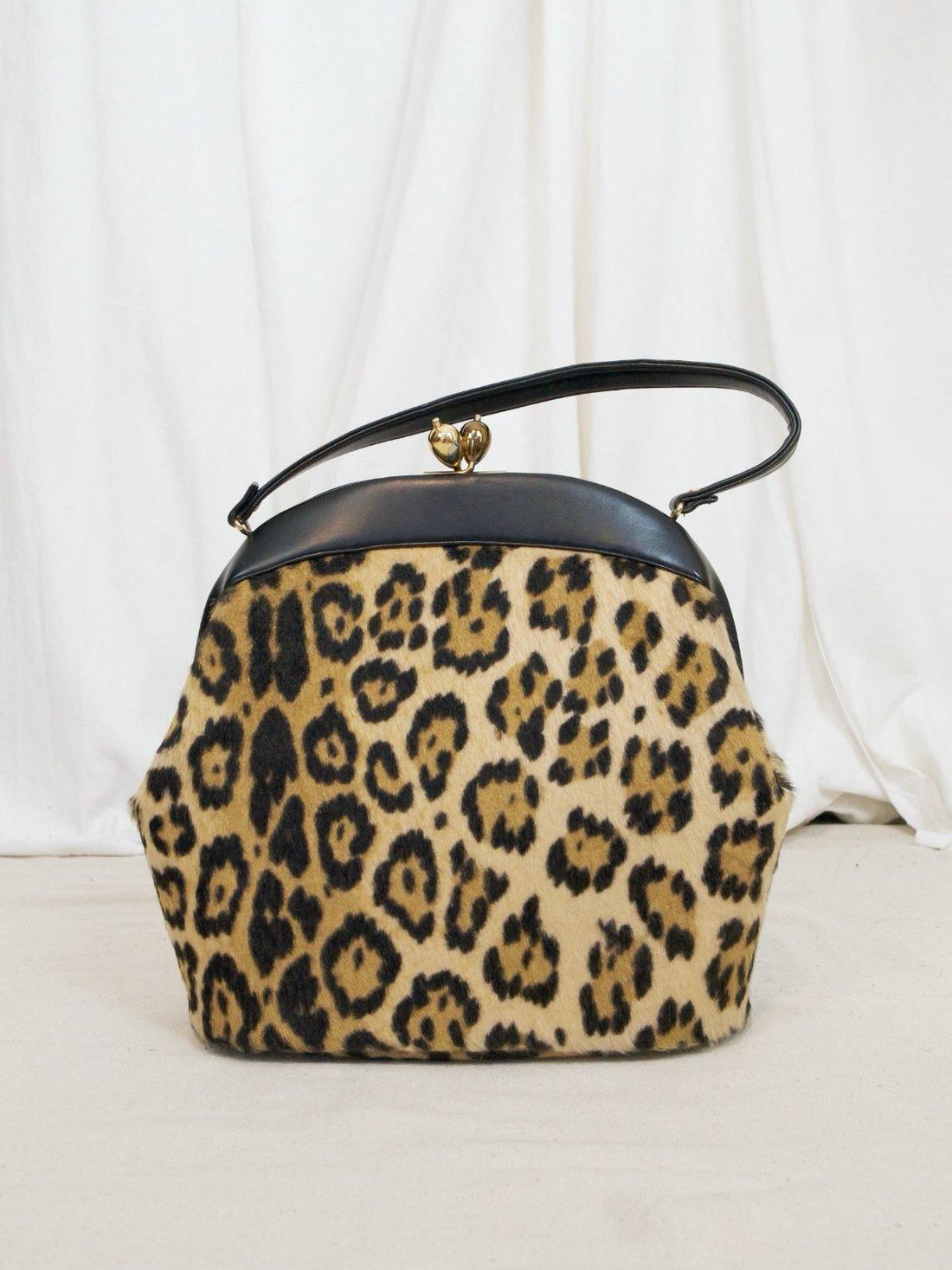 Vintage Leopard Fur Kisslock Bag-closiTherapi | vinTage