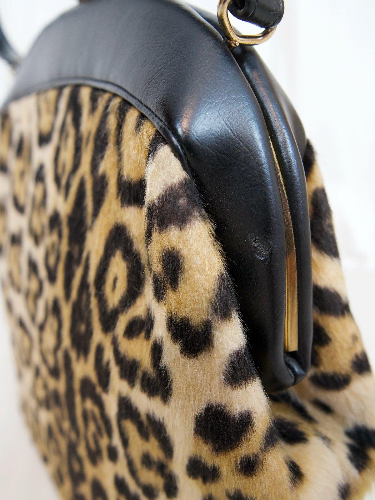 Vintage Leopard Fur Kisslock Bag-closiTherapi | vinTage