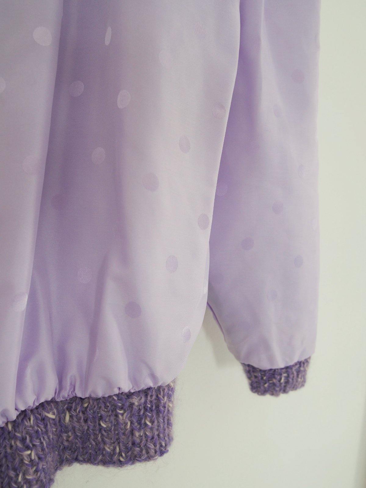 Vintage Lilac Mohair Speckle Knit Sweater Jacket-closiTherapi | vinTage