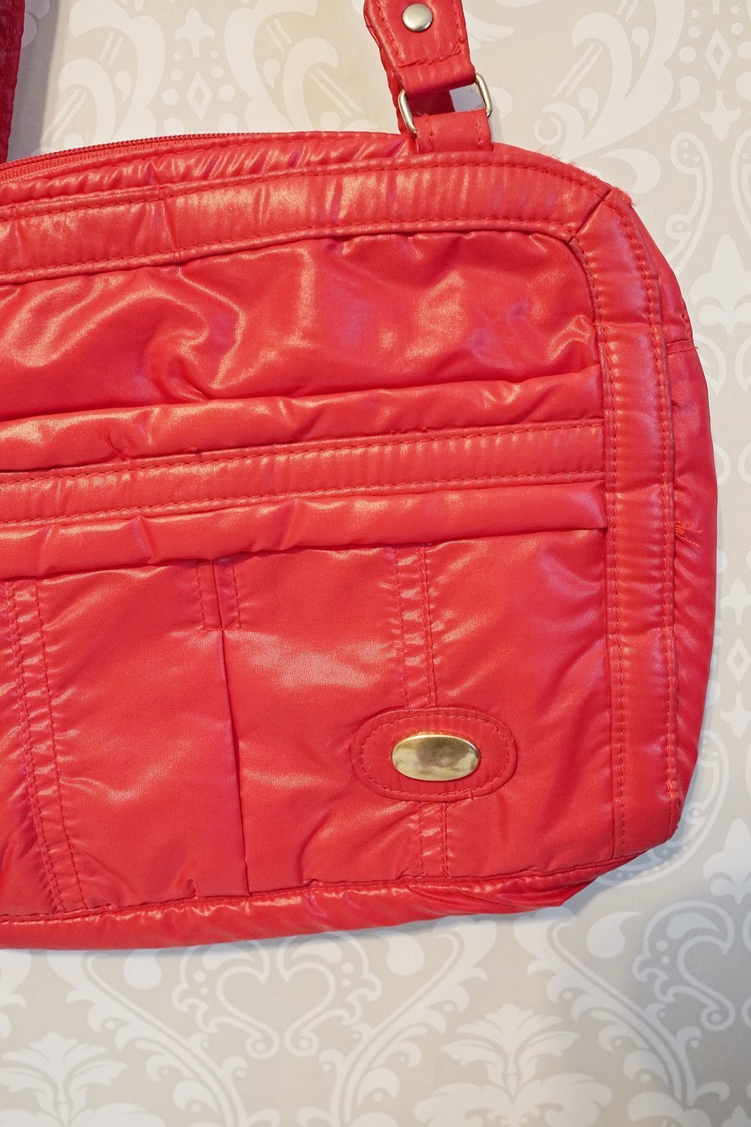 Vintage Lipstick Red Nylon Bag-closiTherapi | vinTage