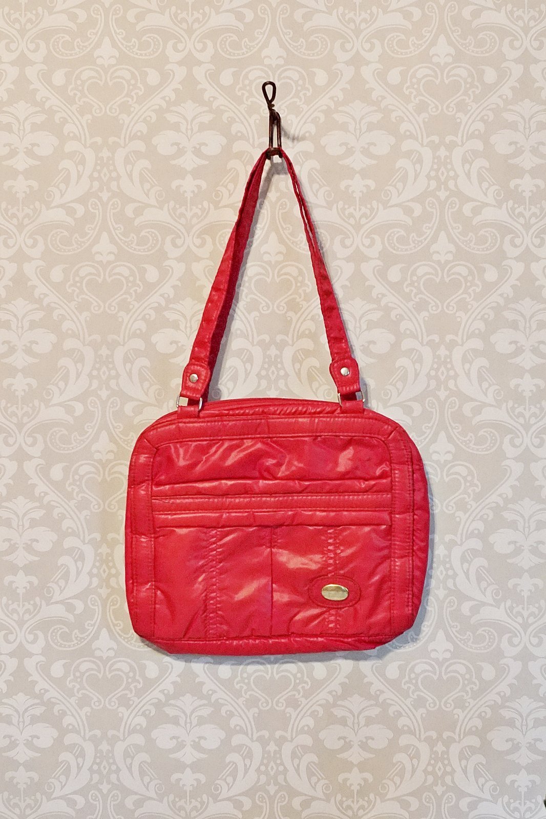 Vintage Lipstick Red Nylon Bag-closiTherapi | vinTage