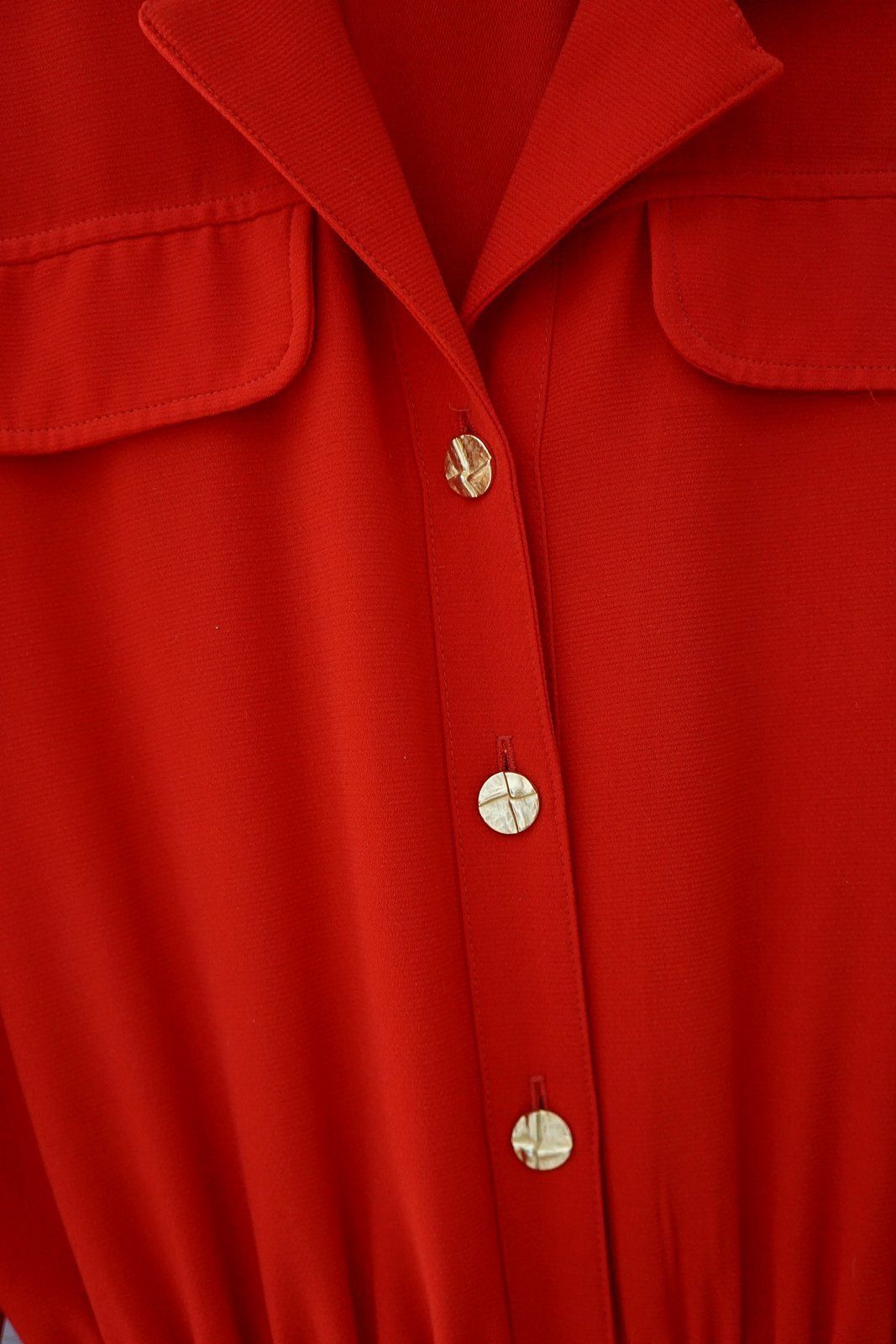 Vintage Lipstick Red Utility Jumpsuit-closiTherapi | vinTage