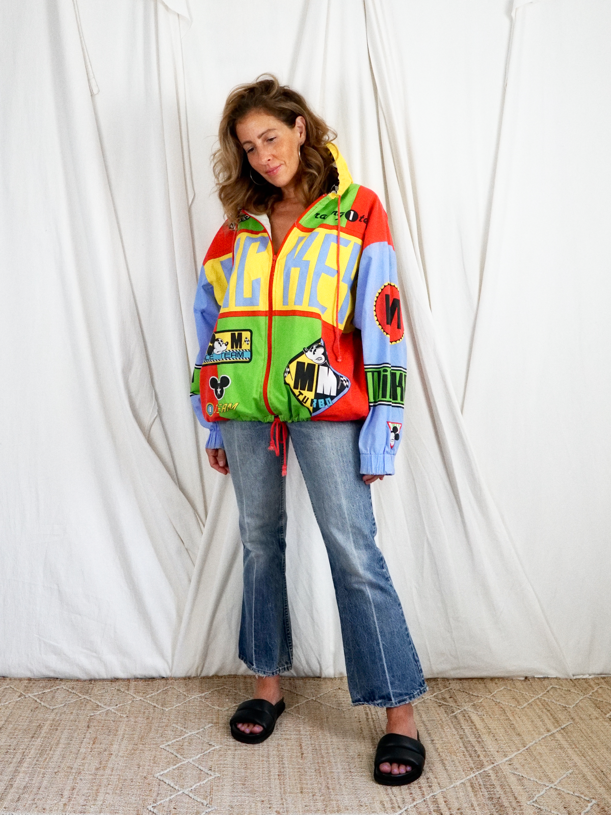 Vintage Mickey Mouse Formula 1 Race Jacket-closiTherapi | vinTage