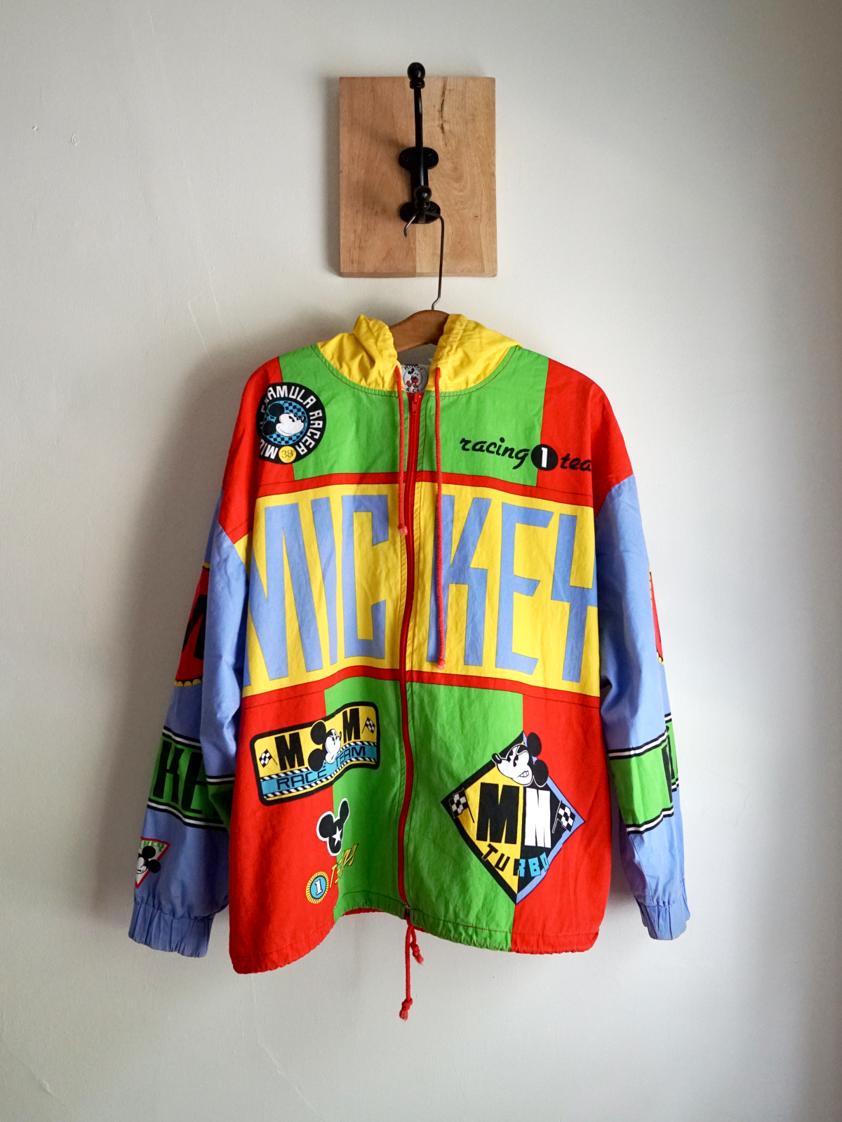 Vintage Mickey Mouse Formula 1 Race Jacket-closiTherapi | vinTage