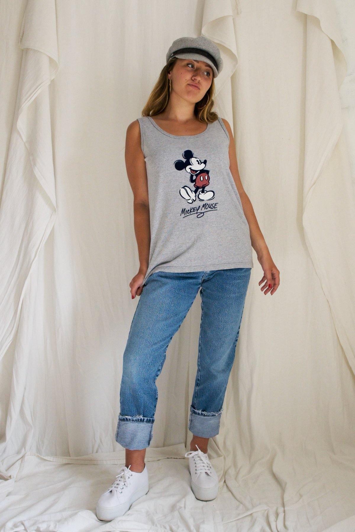 Vintage Mickey Mouse Tank Top-closiTherapi | vinTage