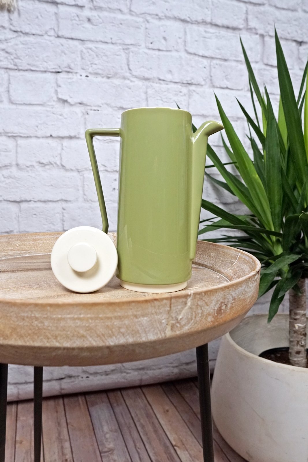 Vintage Mid Century Ceramic Pitcher-closiTherapi | vinTage