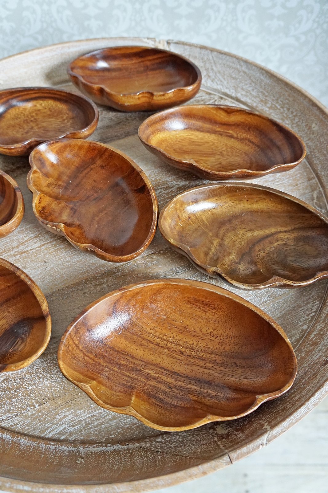 Vintage Mid Century Retro Clam Shell Bowl Set-closiTherapi | vinTage