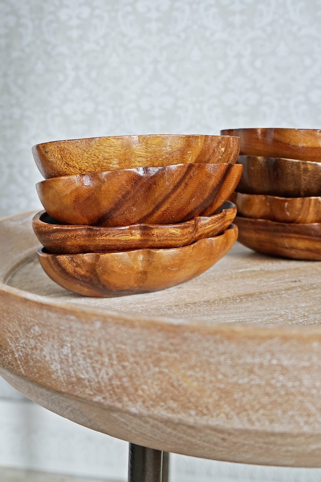Vintage Mid Century Retro Clam Shell Bowl Set-closiTherapi | vinTage