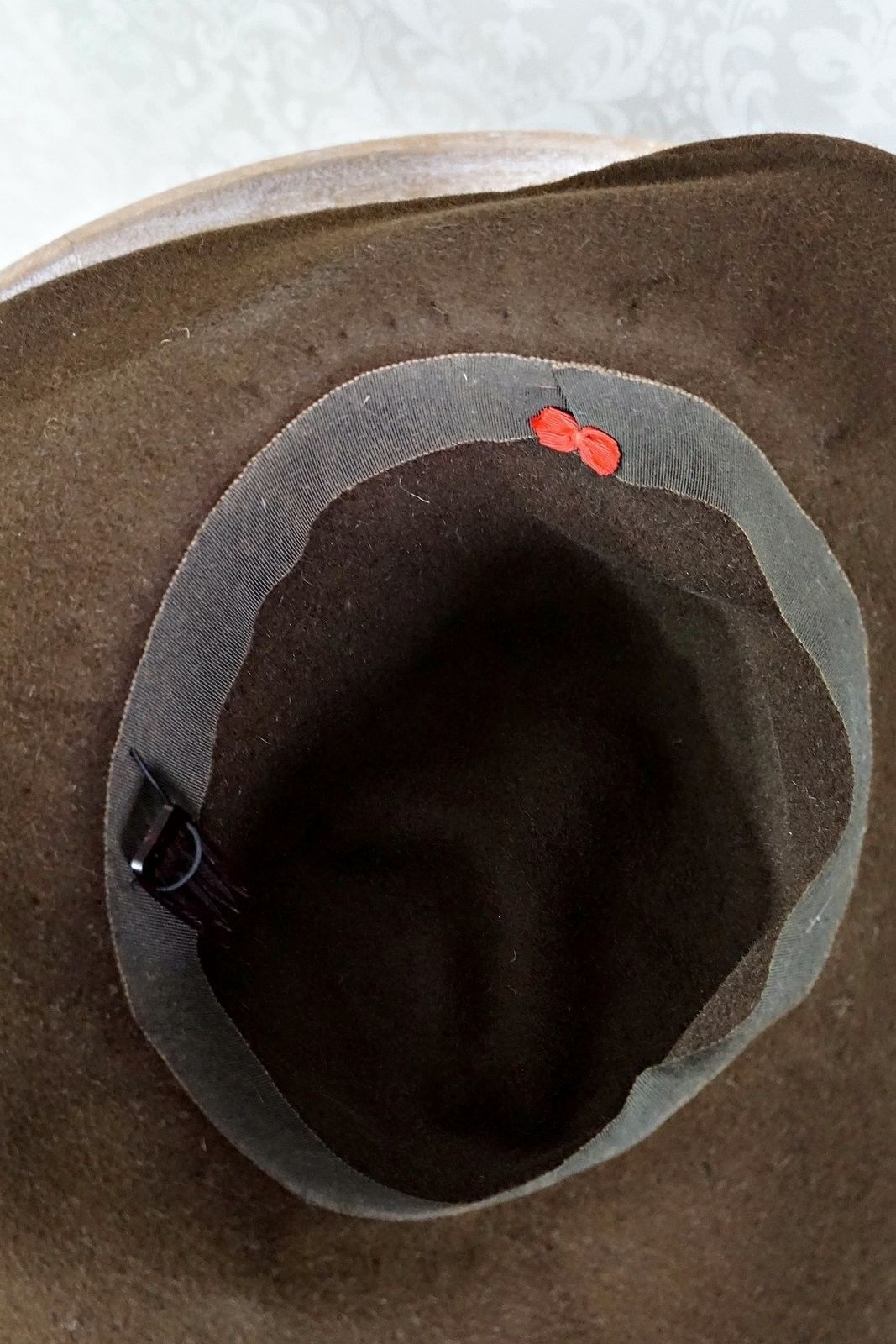 Vintage Mink Trim Handmade Felted Fedora-closiTherapi | vinTage