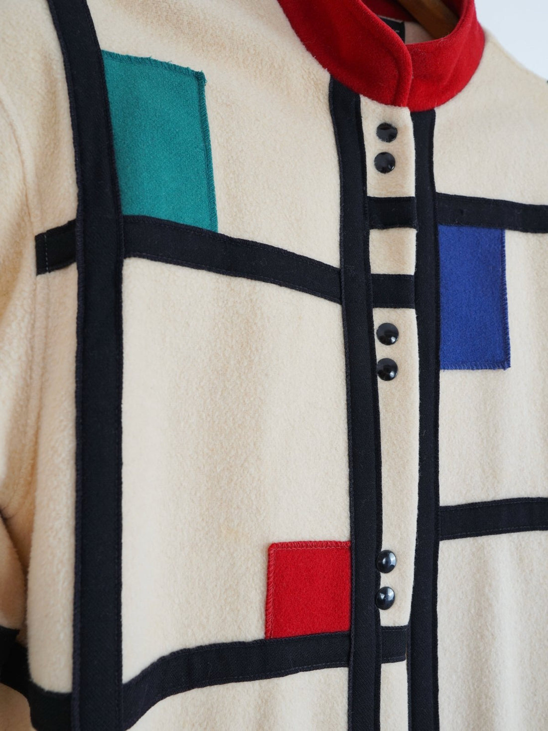 Vintage Mondrian Patchwork Coat-closiTherapi | vinTage