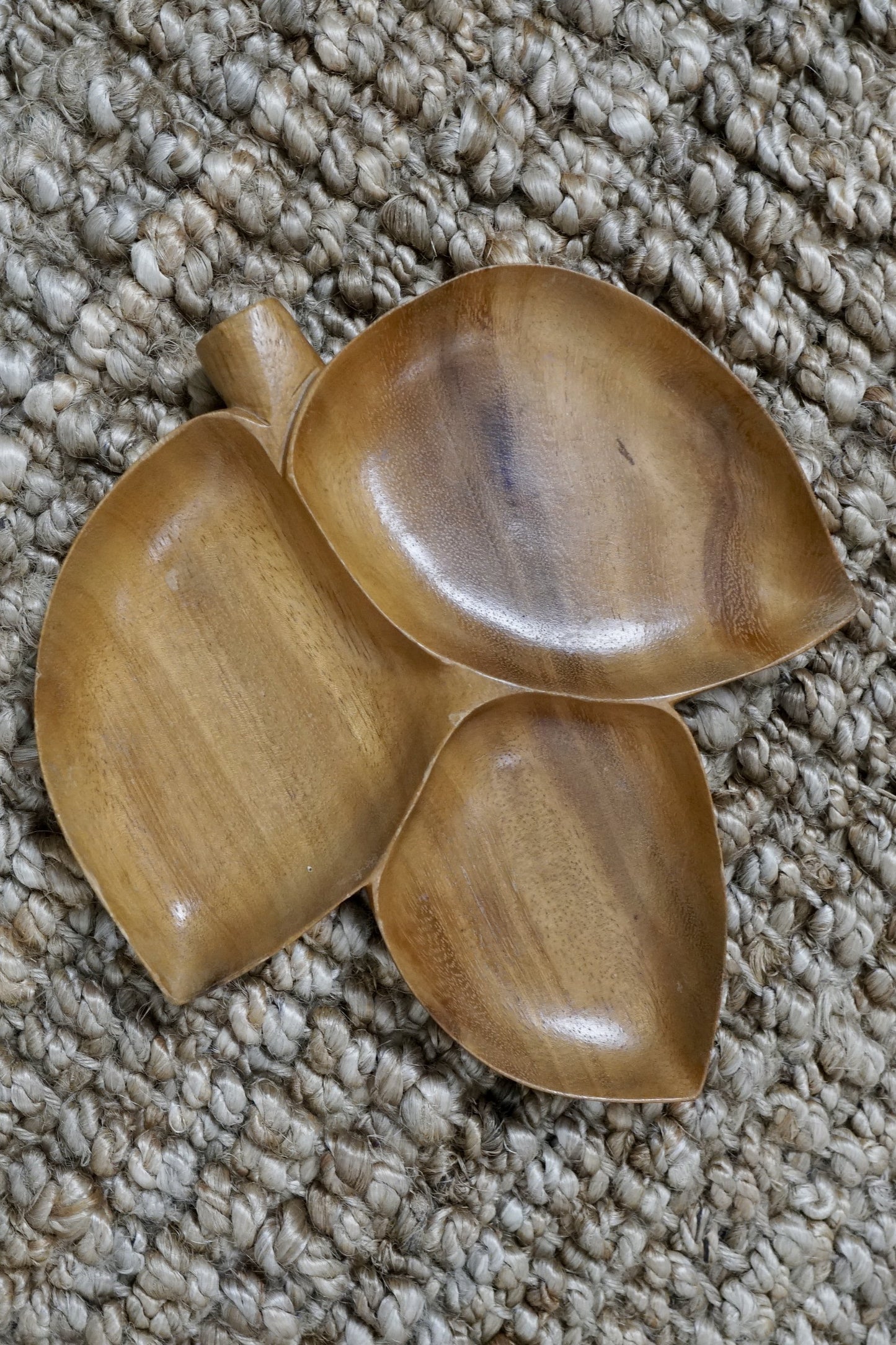 Vintage Monkeypod Wood Trinket Tray-closiTherapi | vinTage