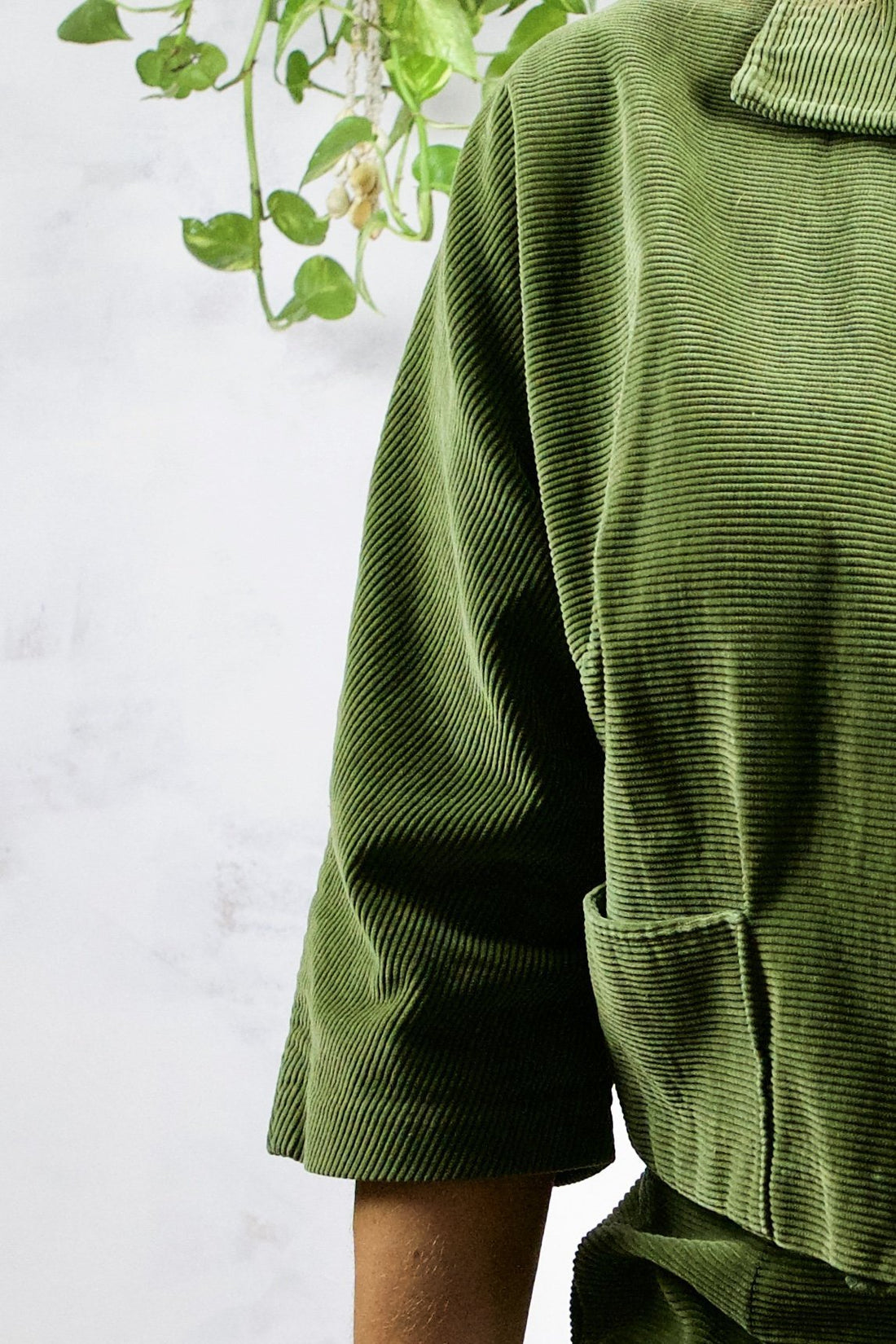 Vintage Moss Green Corduroy Set-closiTherapi | vinTage