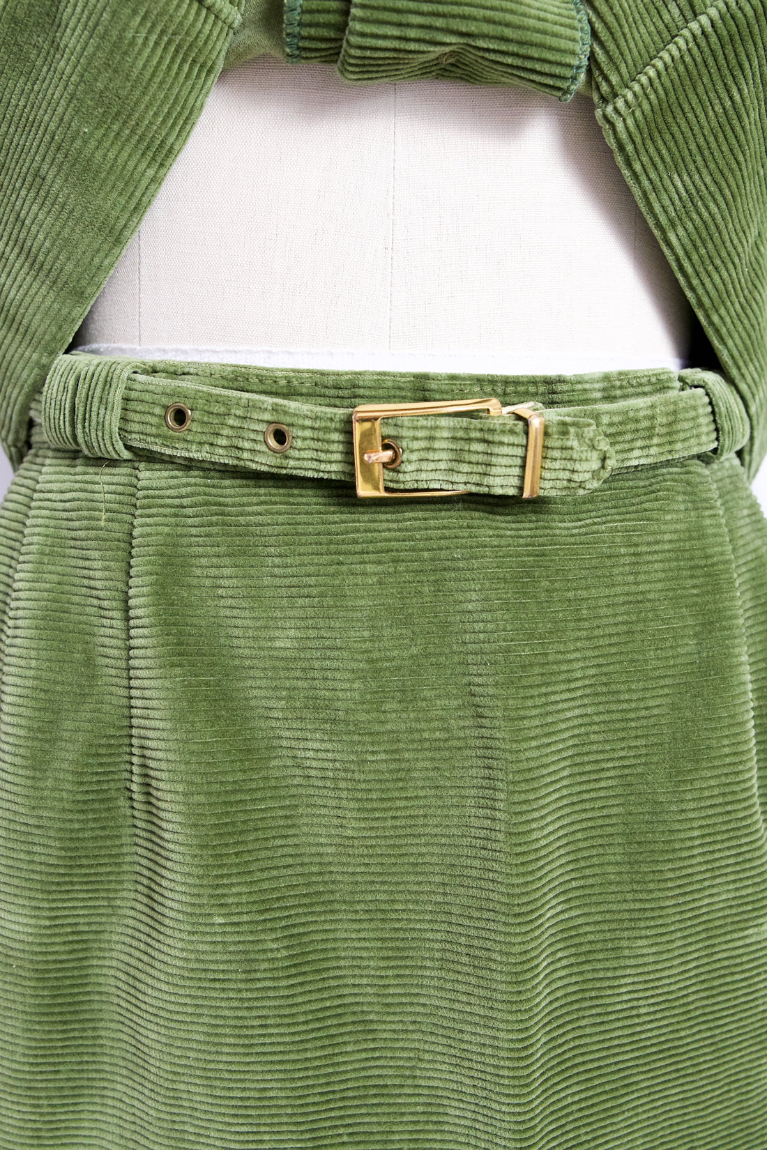 Vintage Moss Green Corduroy Set-closiTherapi | vinTage