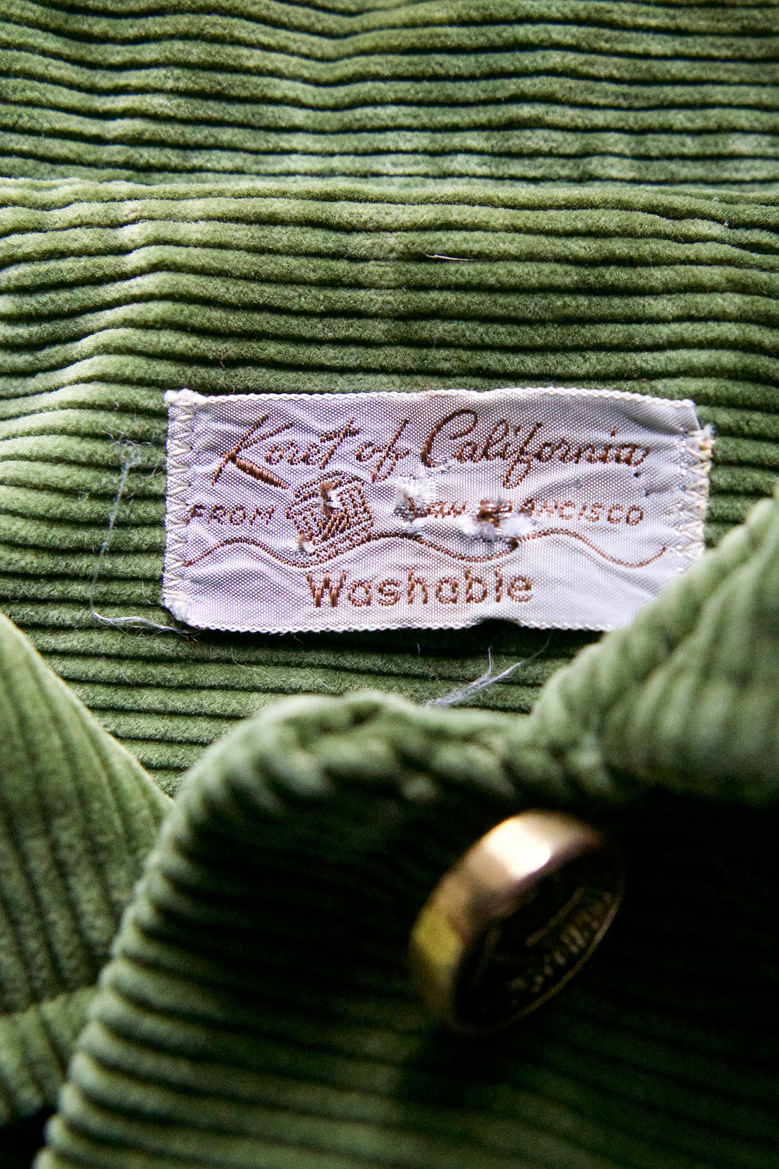 Vintage Moss Green Corduroy Set-closiTherapi | vinTage