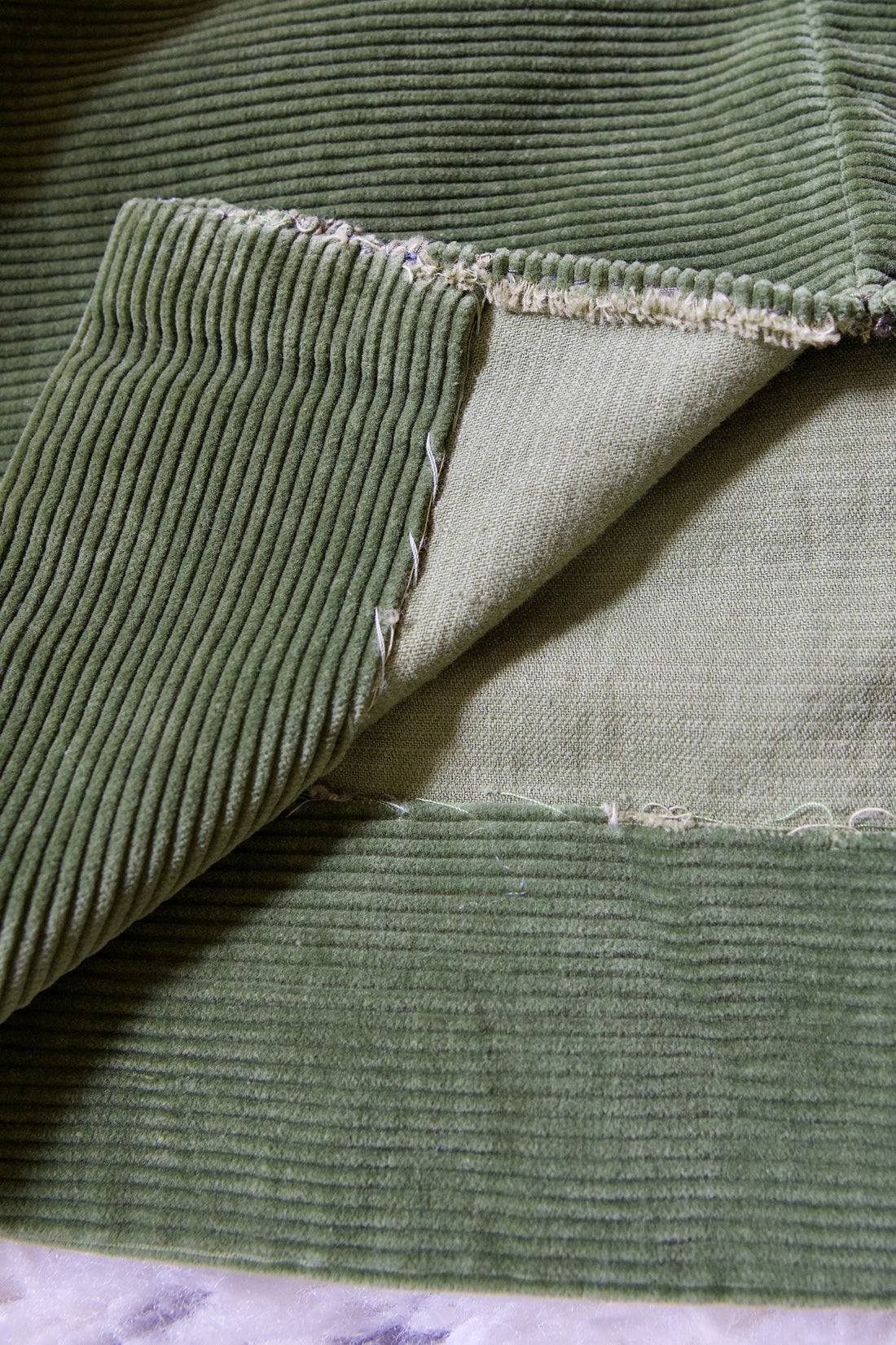 Vintage Moss Green Corduroy Set-closiTherapi | vinTage