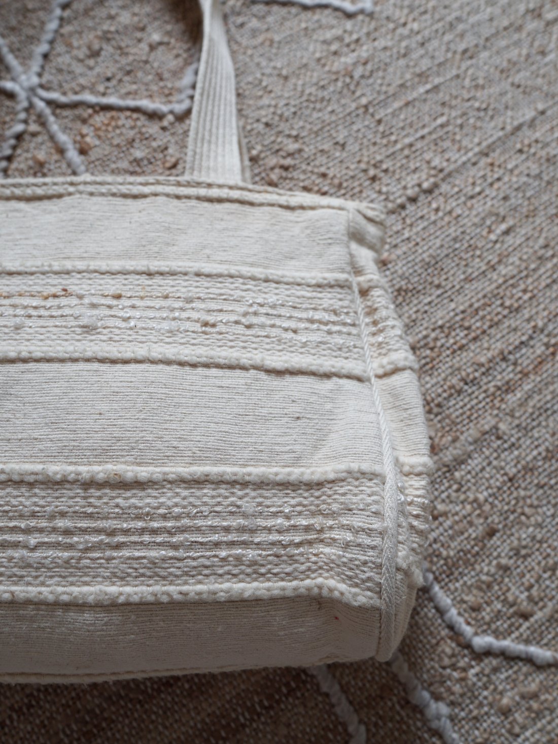 Vintage Natural Woven Textile Bag-closiTherapi | vinTage