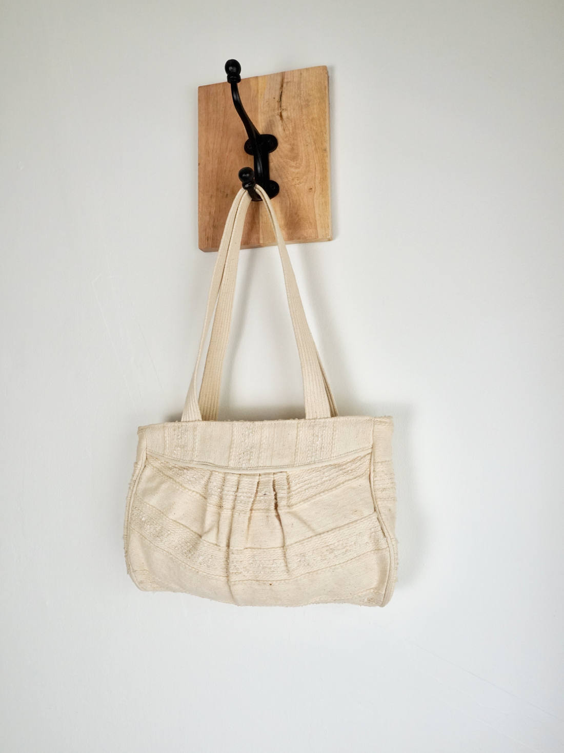 Vintage Natural Woven Textile Bag-closiTherapi | vinTage