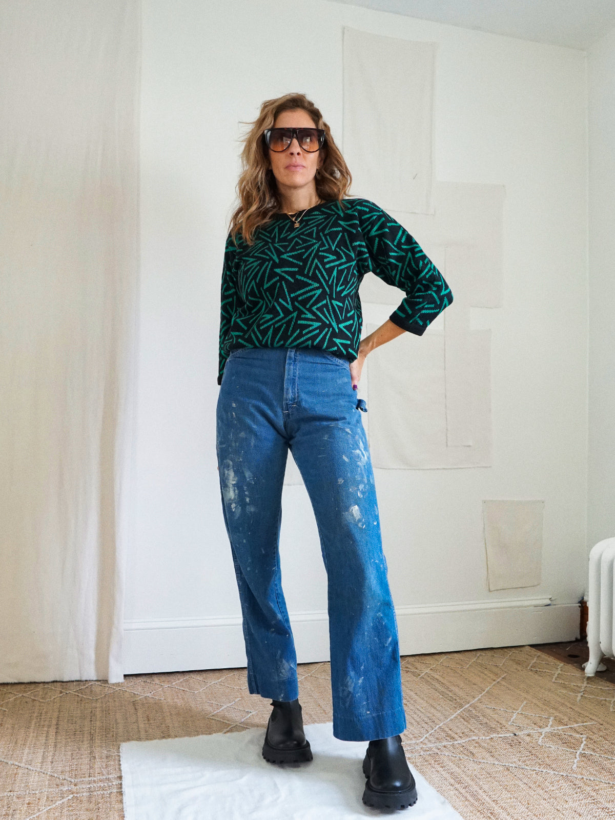 Vintage New Wave Edgy Sweater-closiTherapi | vinTage