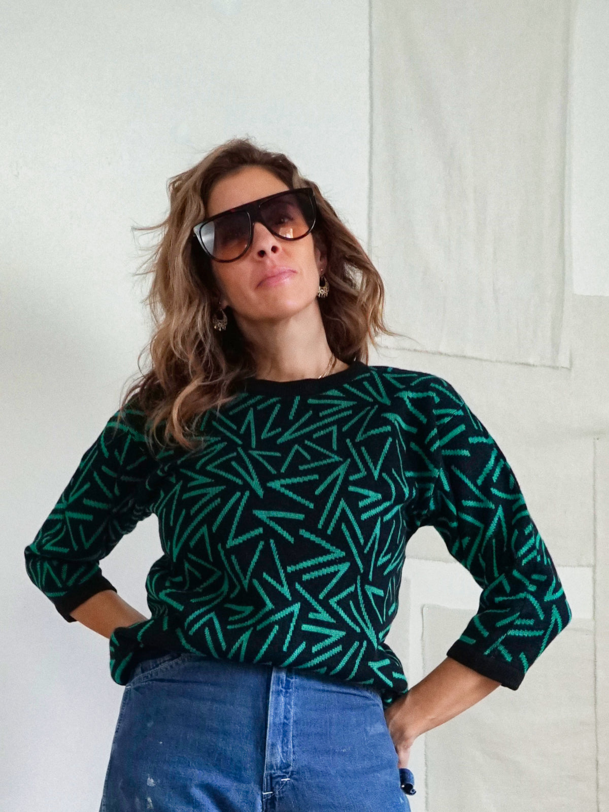 Vintage New Wave Edgy Sweater-closiTherapi | vinTage